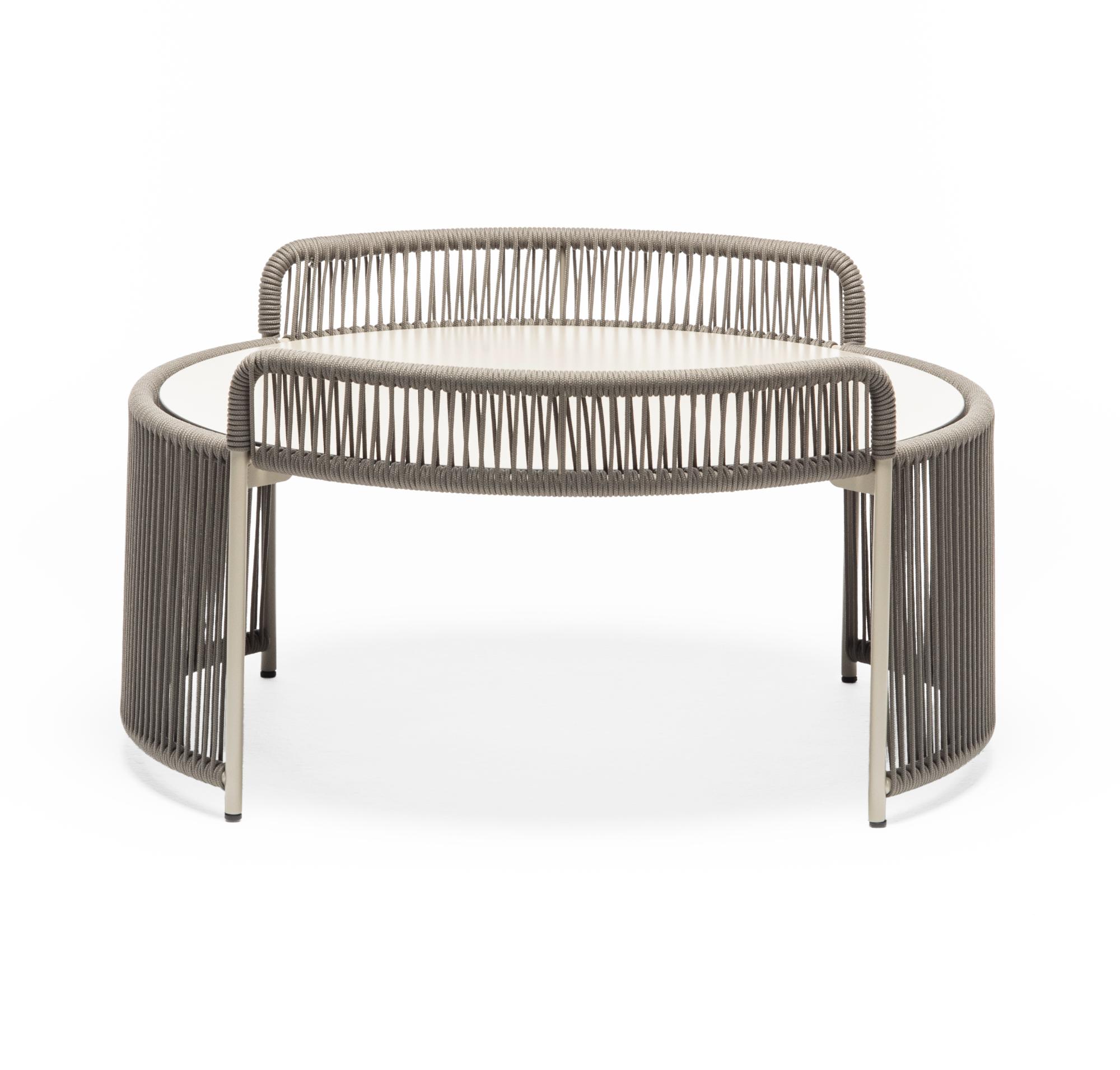 Altana ME Runder Grauer Outdoor-Loungetisch