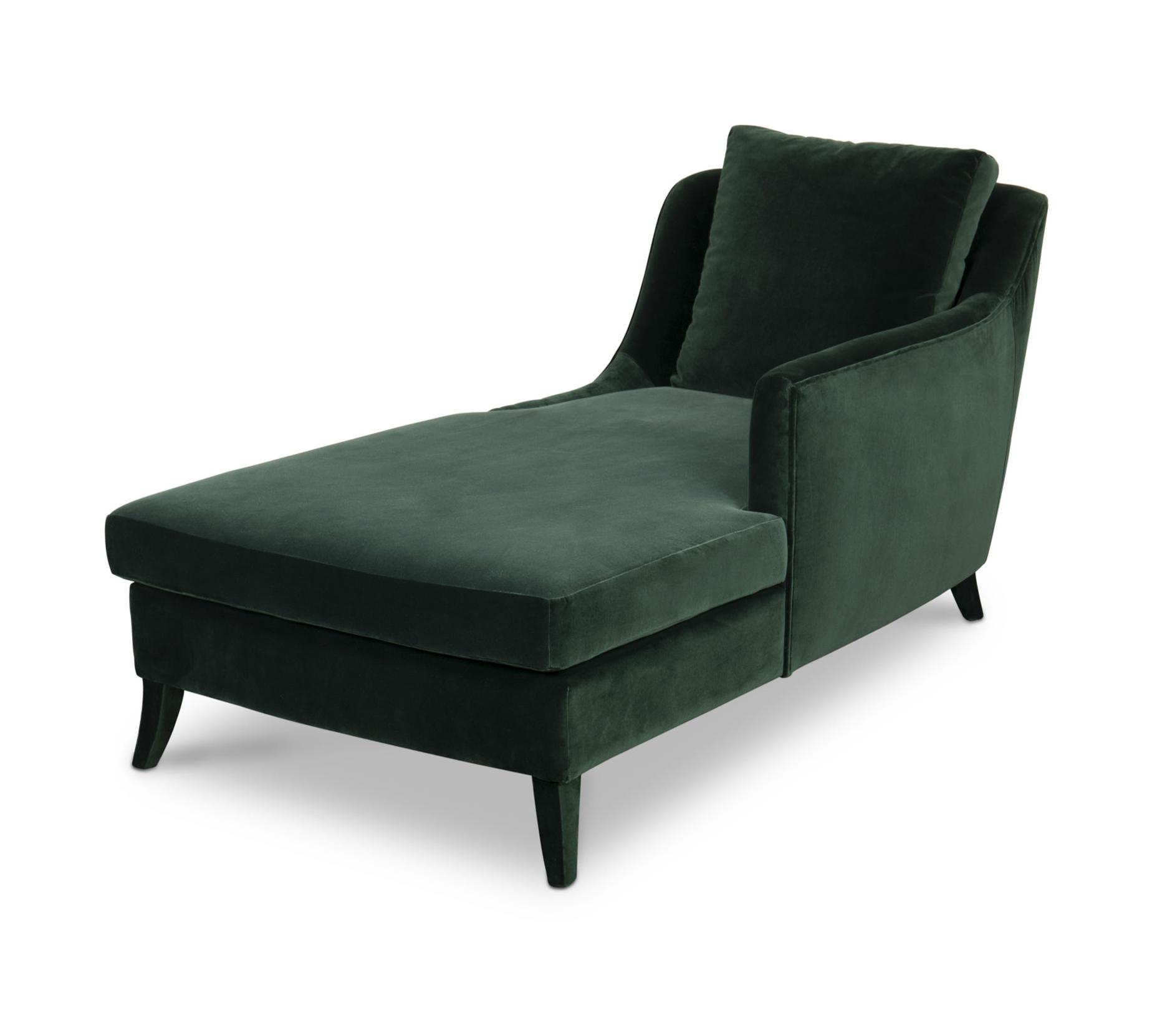 Plüsch-Samt-Chaiselongue