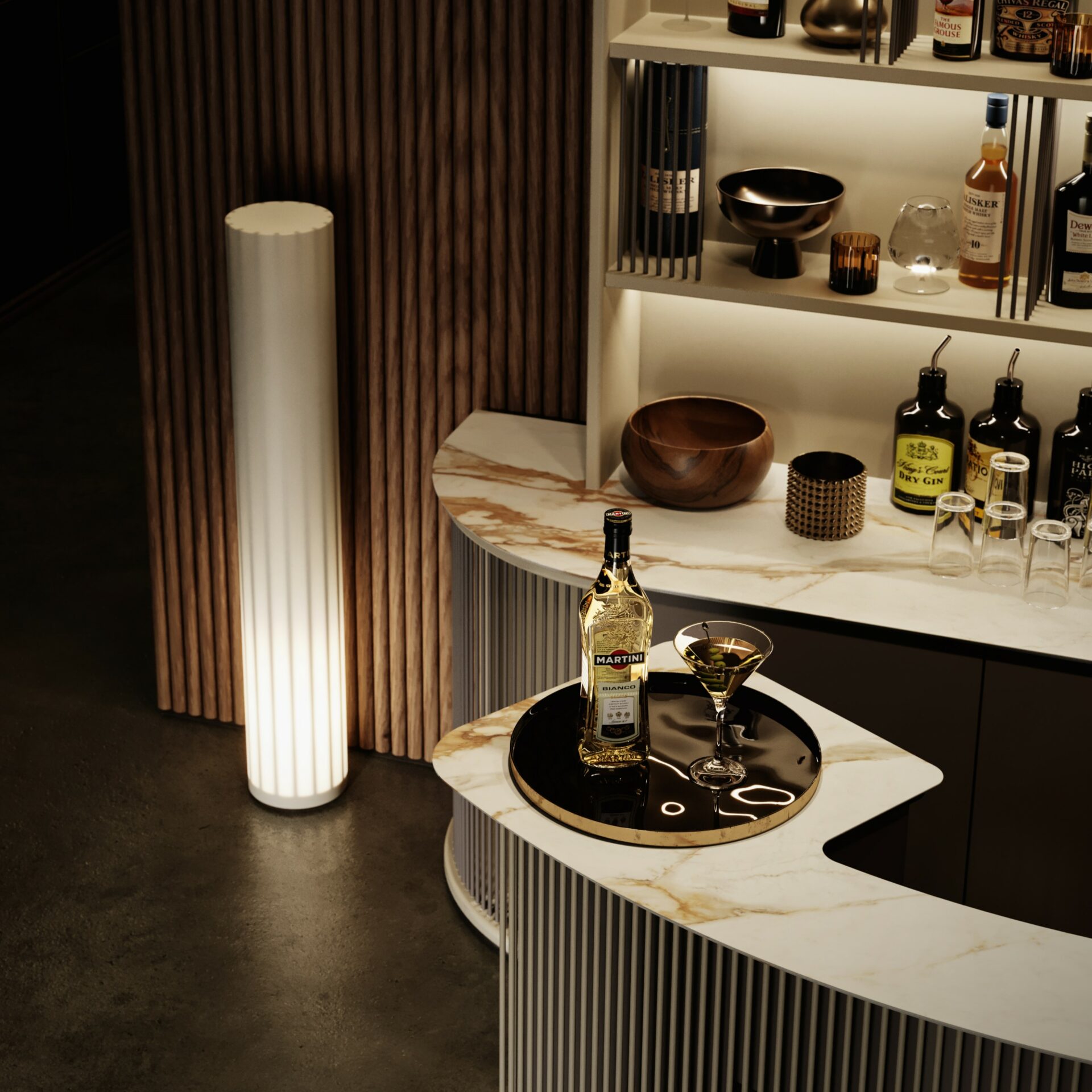 Dry Hausbar mit Theke