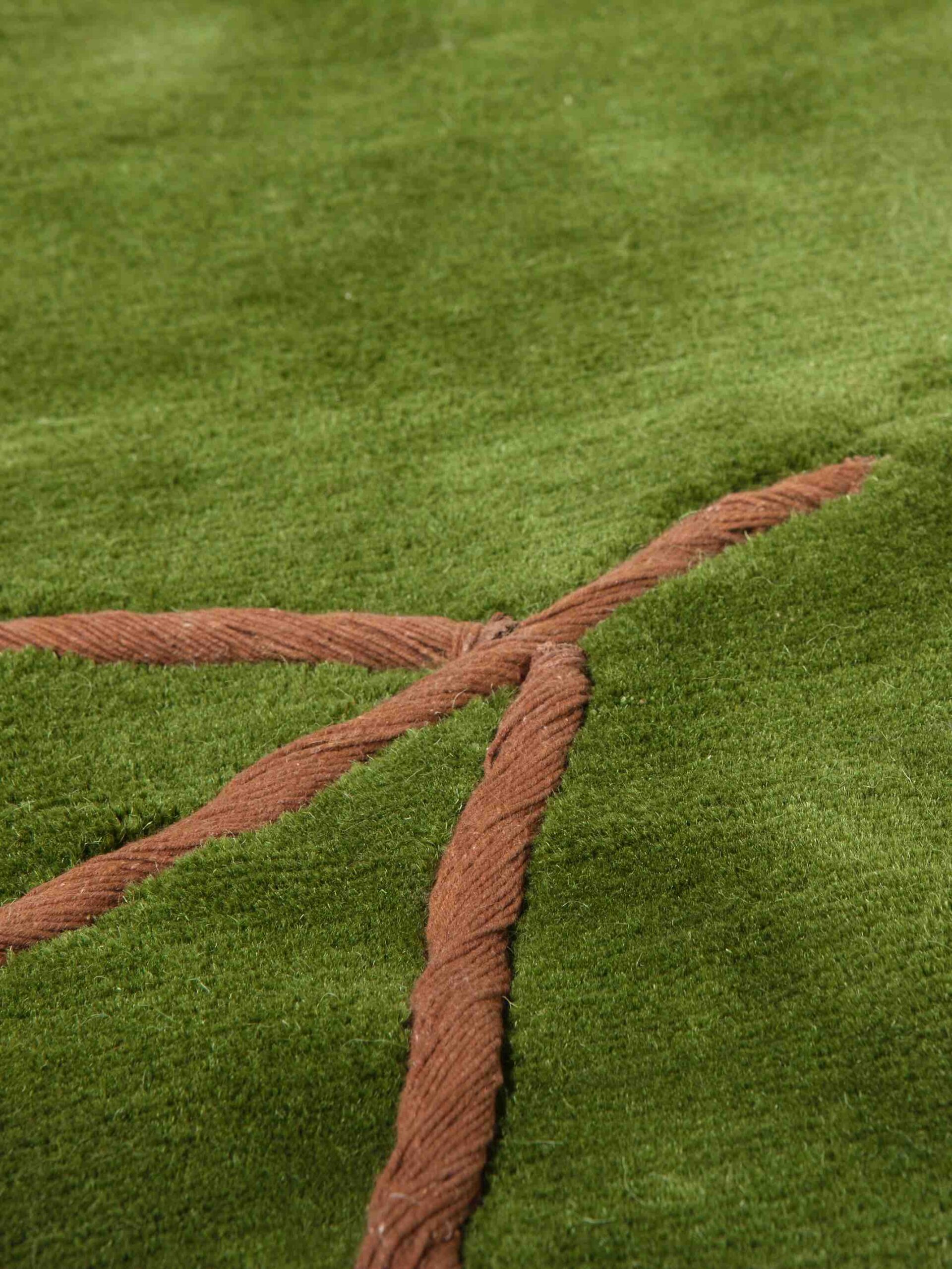 Großes Blatt Teppich