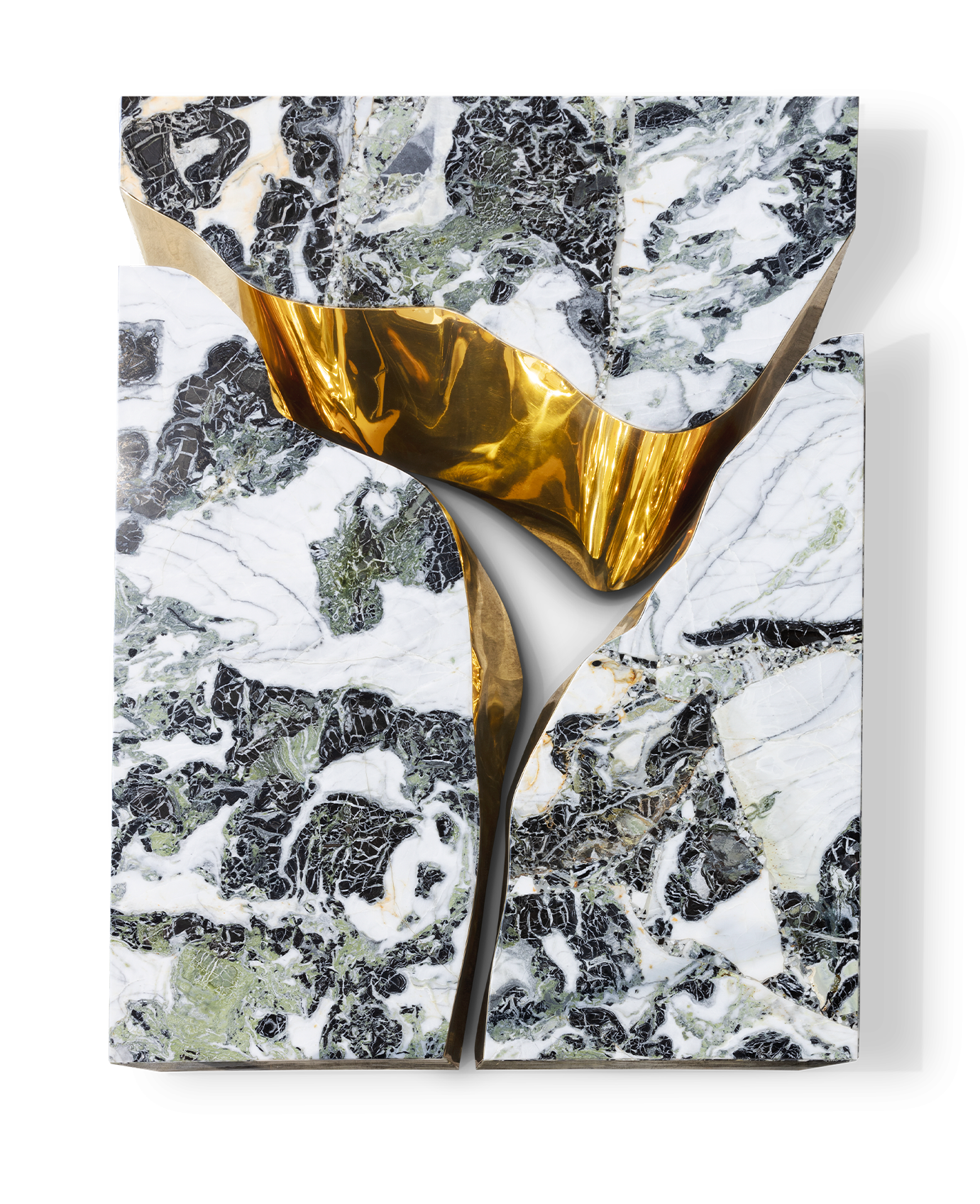 Fissure Marmor‑Couchtisch