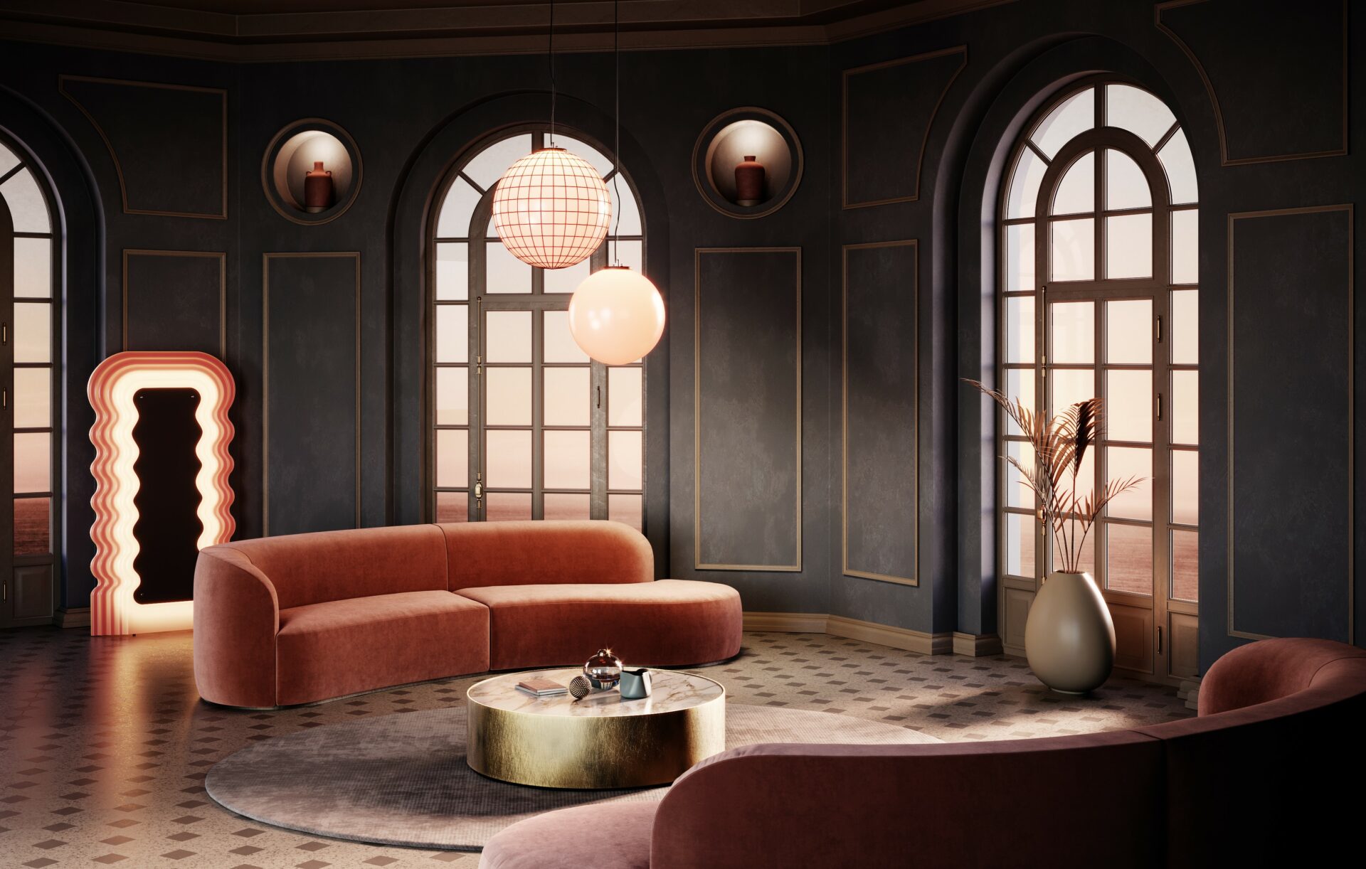 Bolla Geschwungenes Sofa