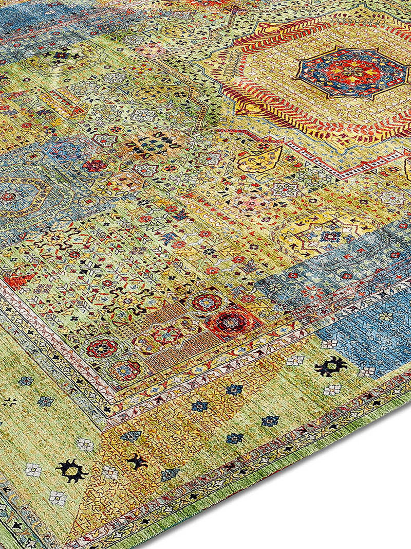 Cosmic GreenYellow Teppich