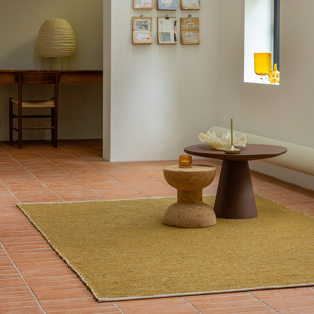 Frame Mustard Teppich | Größe: 140 x 200 cm