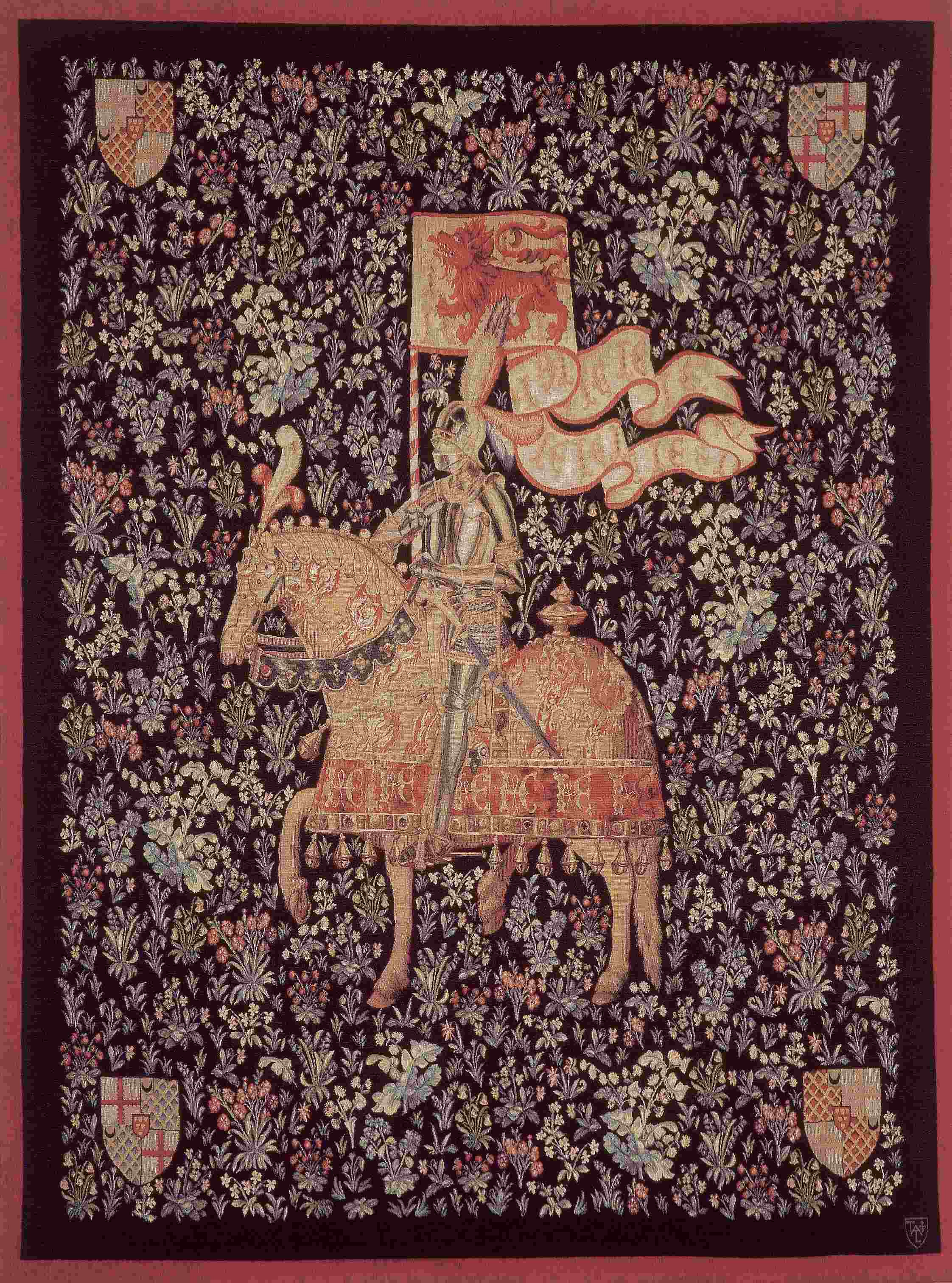 Der Ritter Wandteppich | Größe: 75 × 100 cm