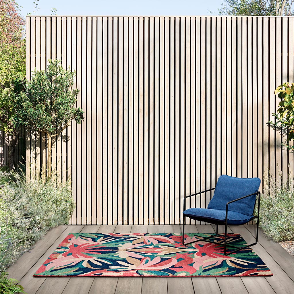 Melora Pink Outdoor-Teppich | Größe: 250 x 350 cm