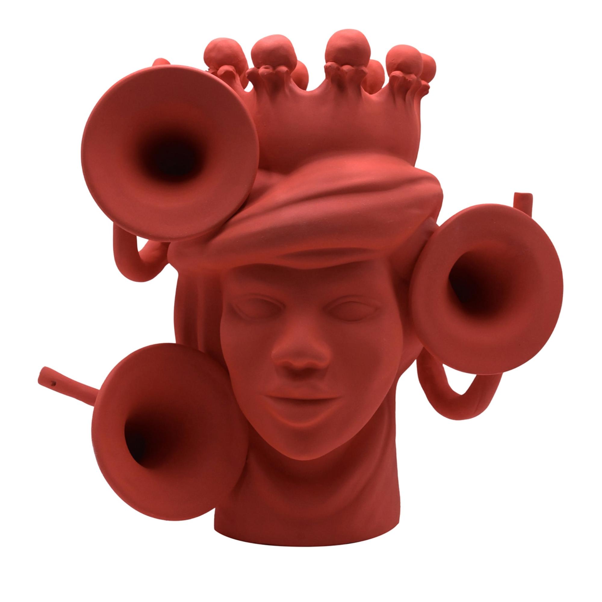 Maure‑Kopf handgefertigte Skulptur
