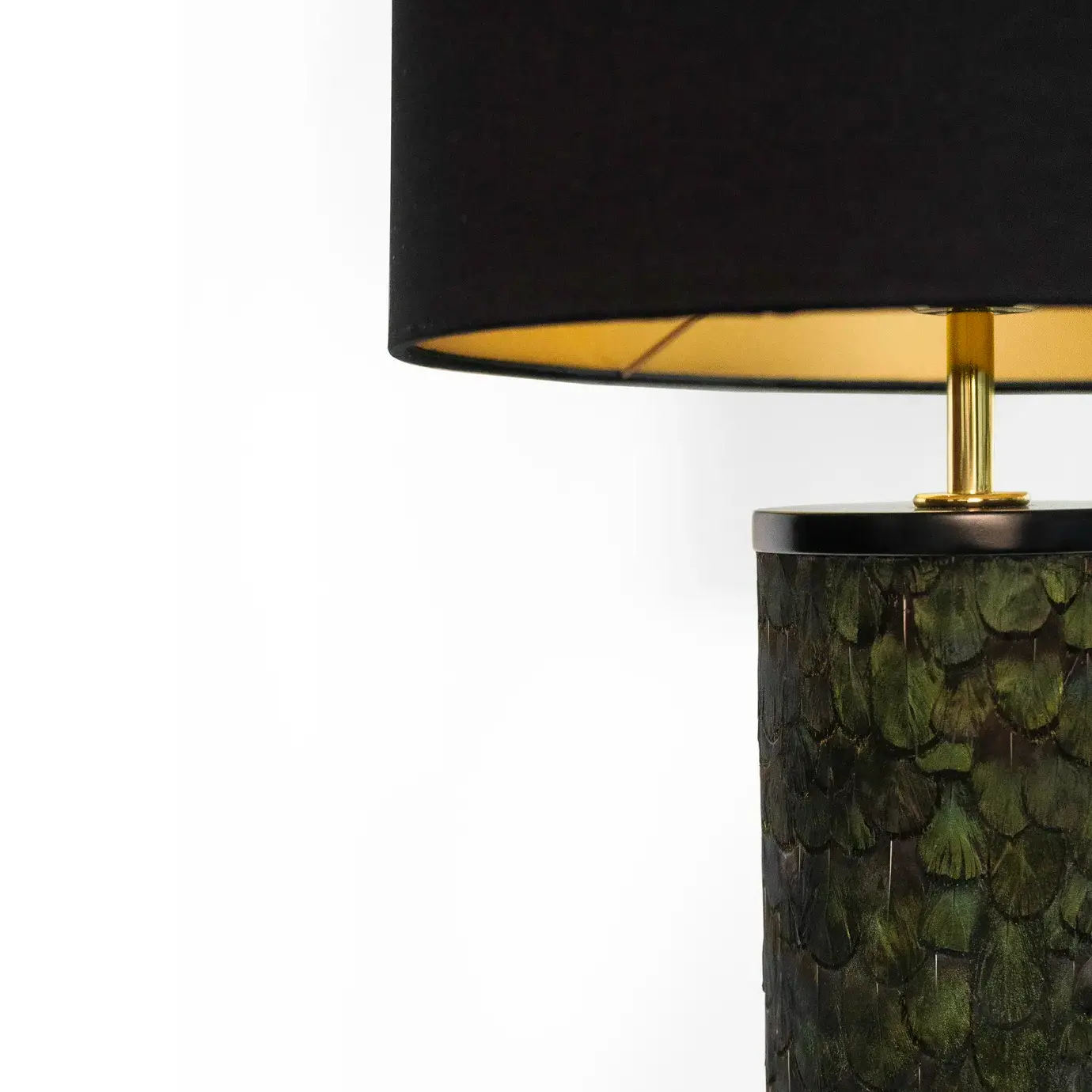 Tailor Pfauenfeder Tischlampe