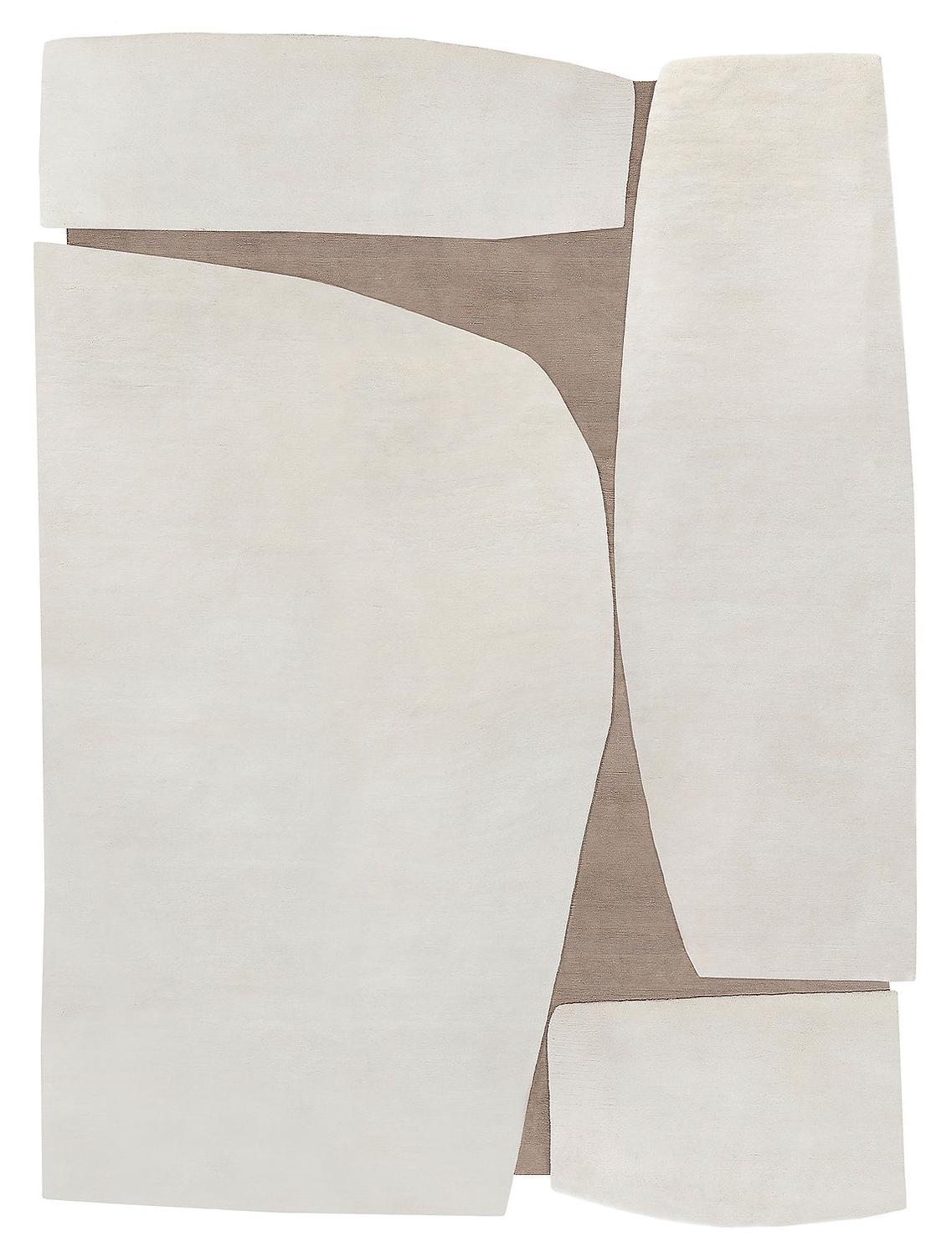 Geformter Sand Teppich | Größe: 220 x 300 cm