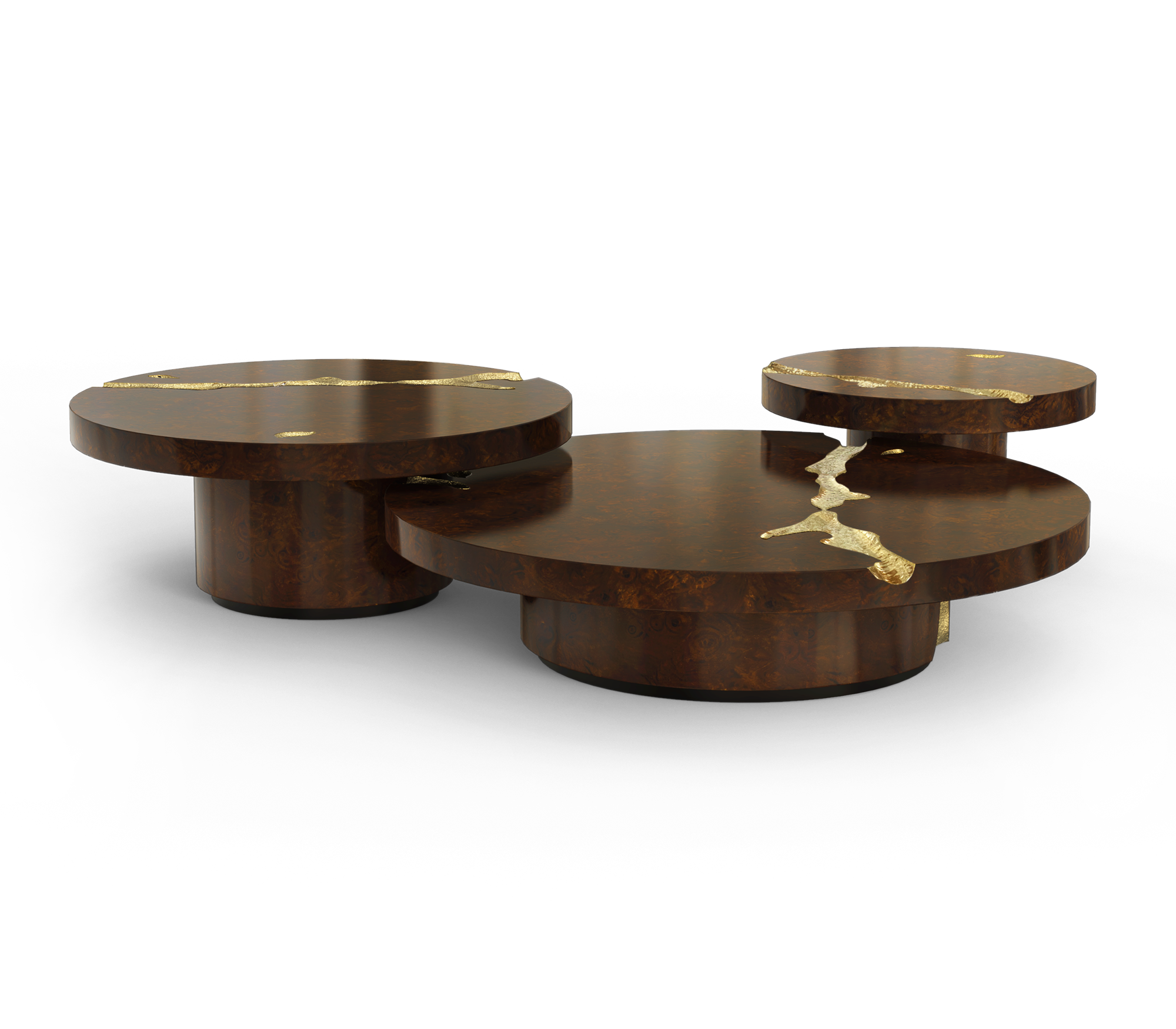 Dominion Luxe 3‑teiliges Mitteltisch‑Set | Konfiguration: Big
