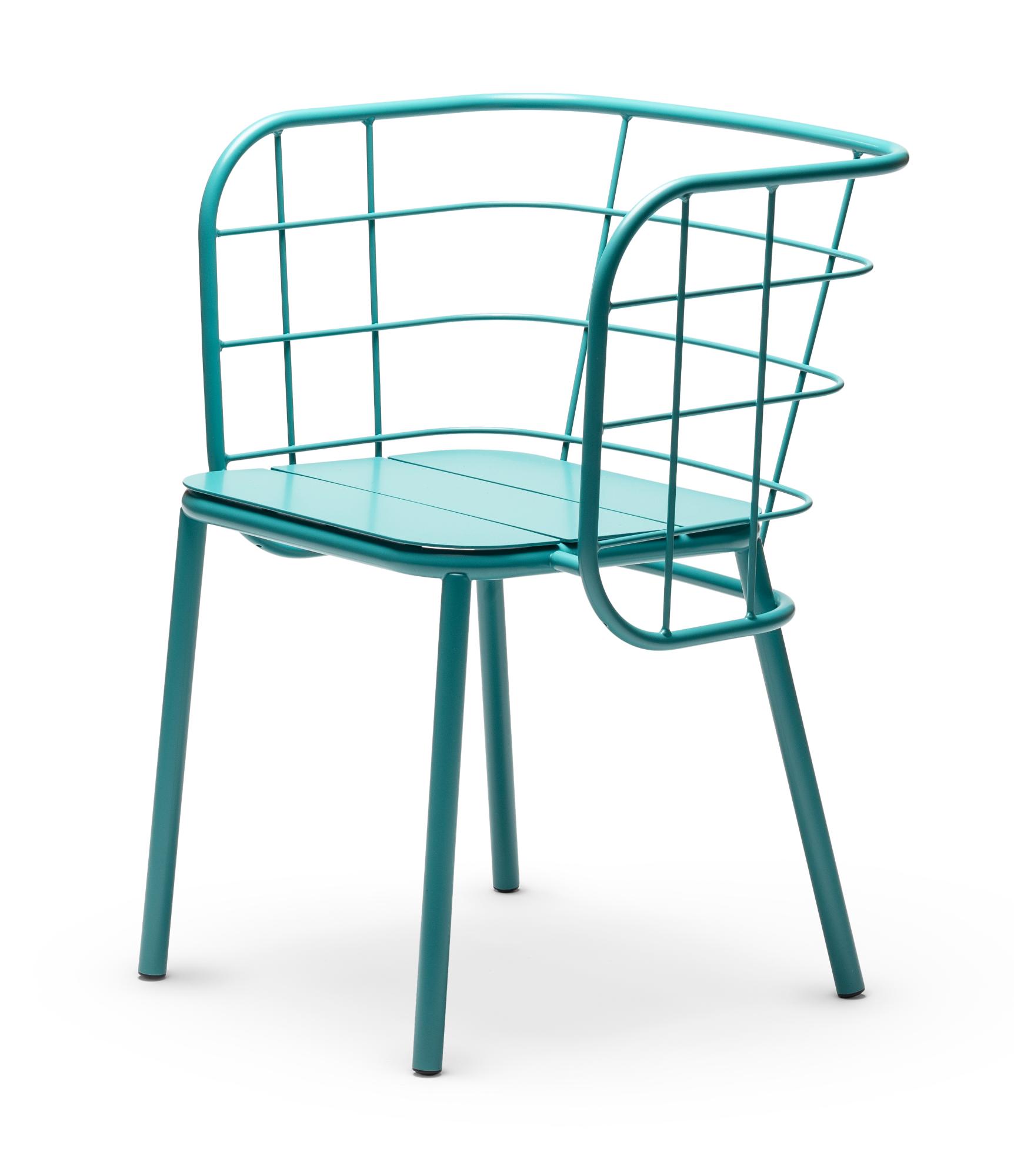 Jujube SP Aquafarbener Outdoor-Stuhl