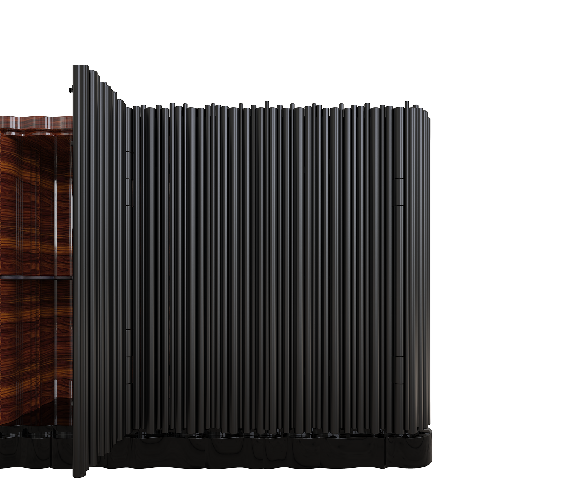 Harmony Schwarzes Premium‑Sideboard