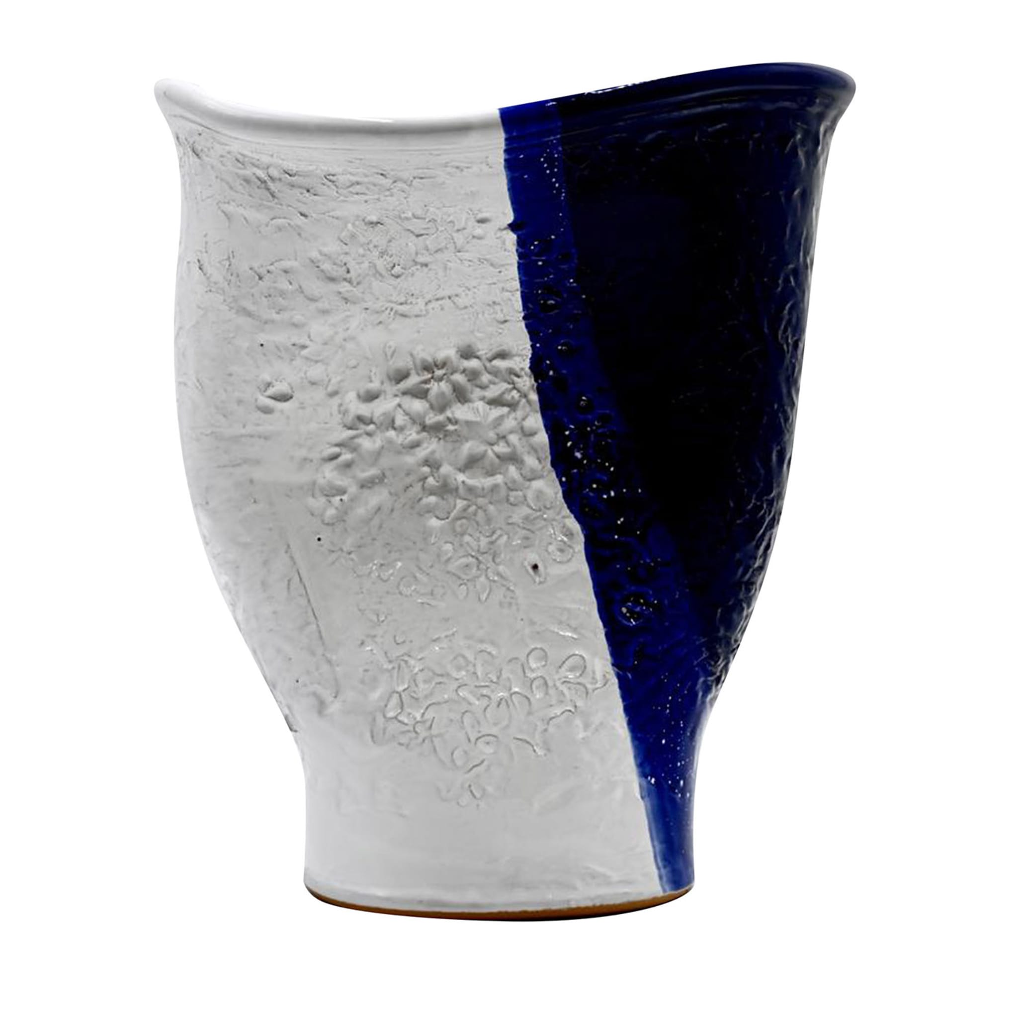 Schwarz‑Weiß einzigartige Vase