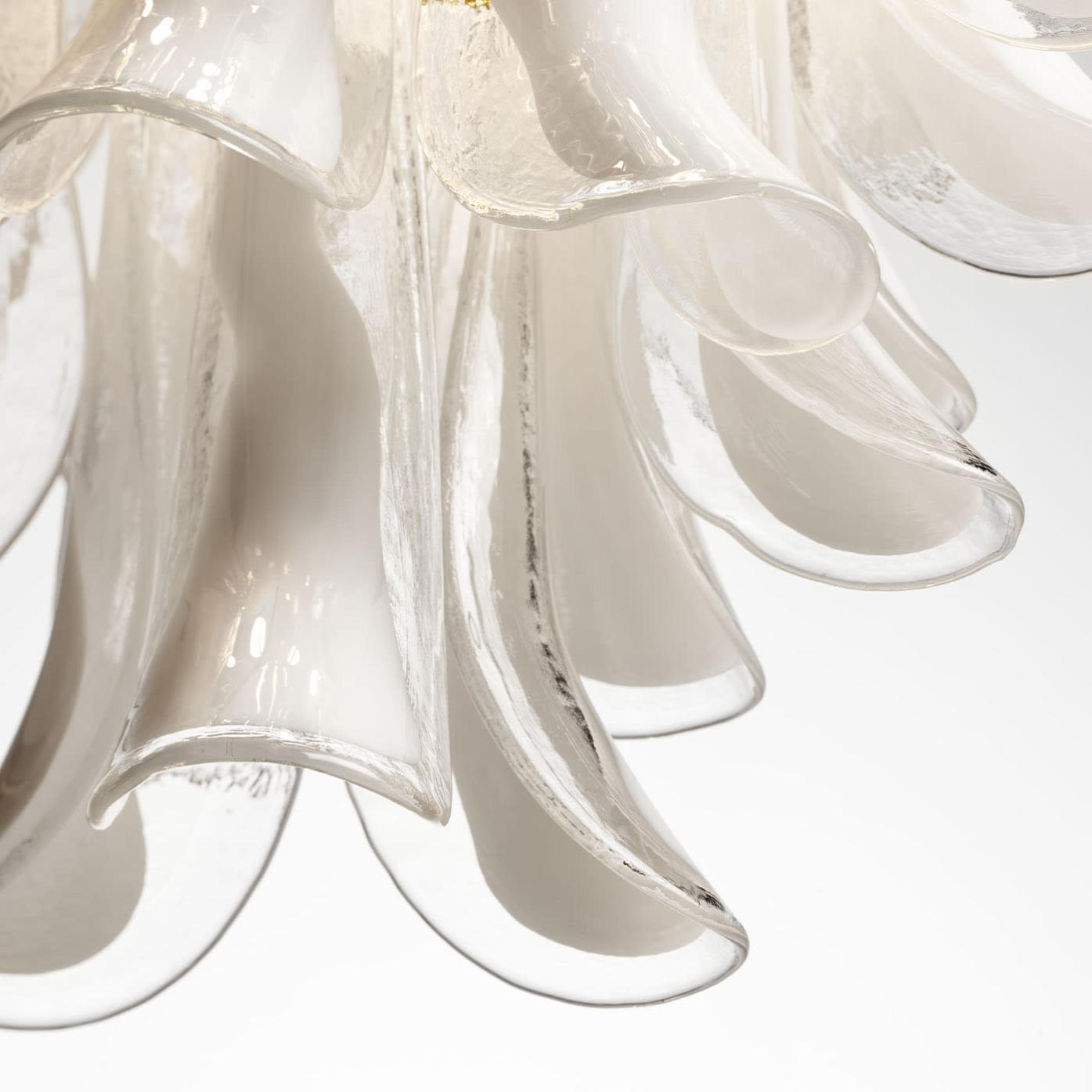 Murano-Glas-Blatt-Wandleuchte