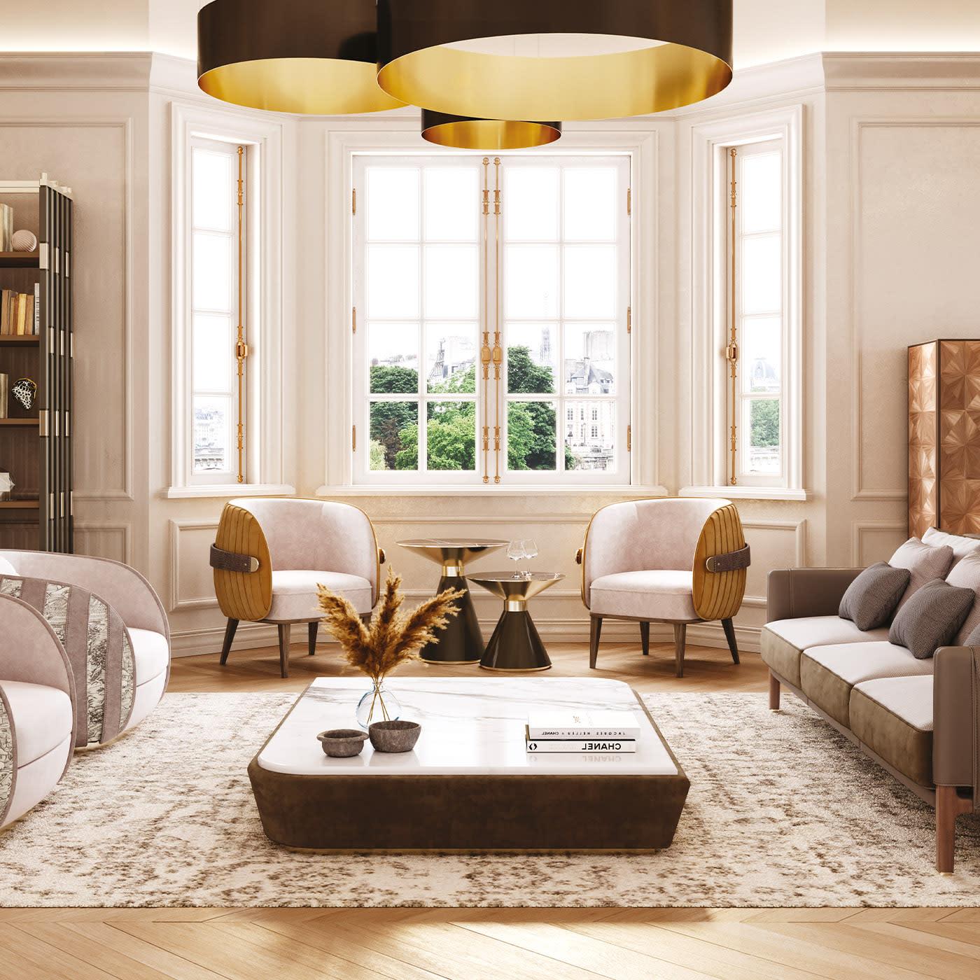 Audrey Moderner niedriger Sessel