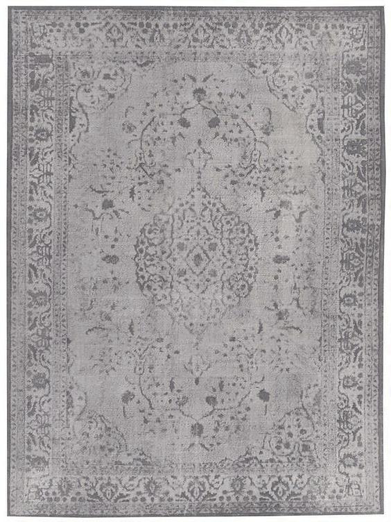 Hellgrau Vintage Teppich