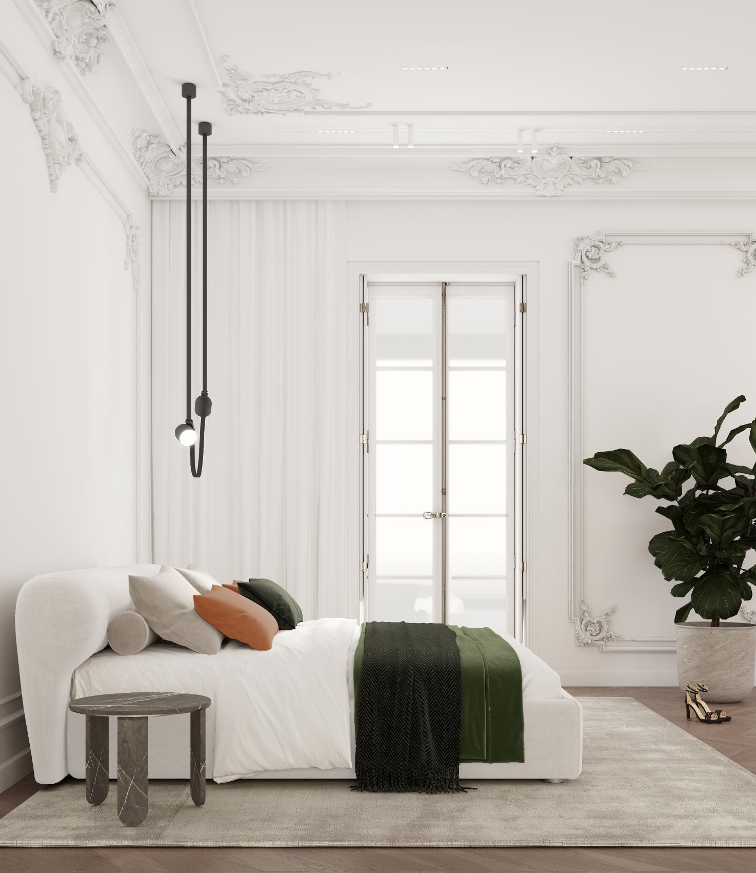 Stone White Bett