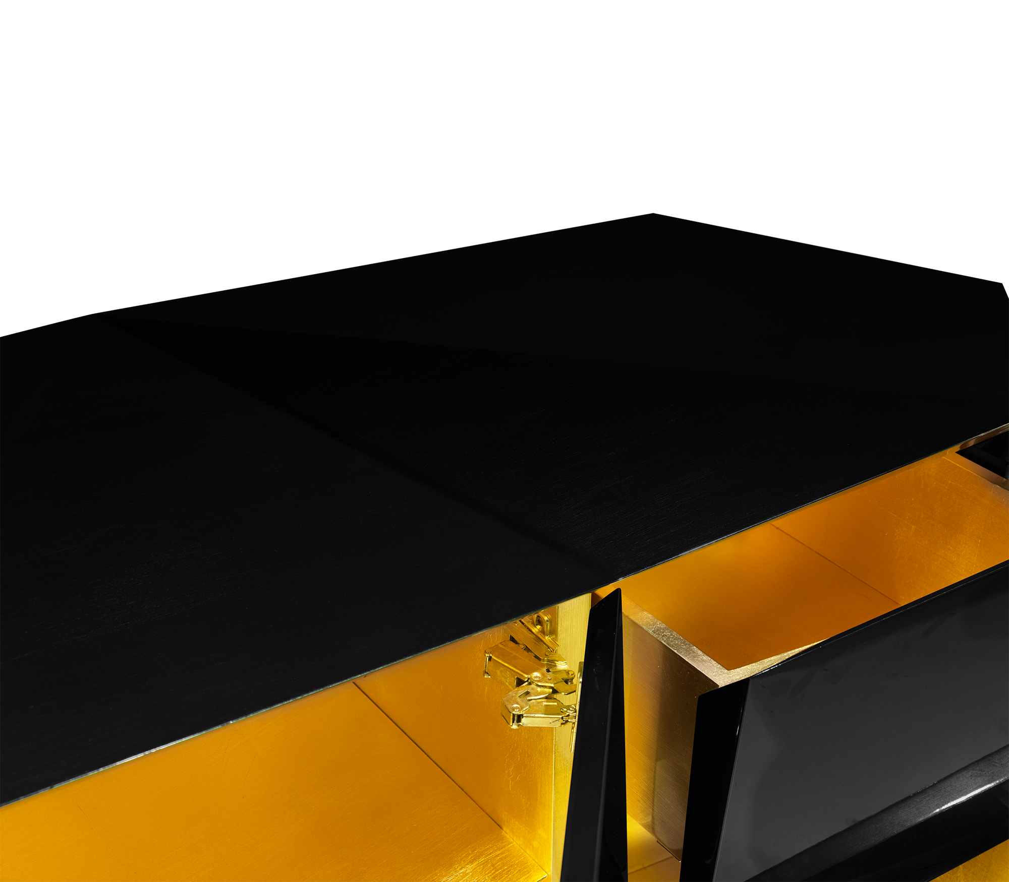 Prism 3 Schwarzes Sideboard