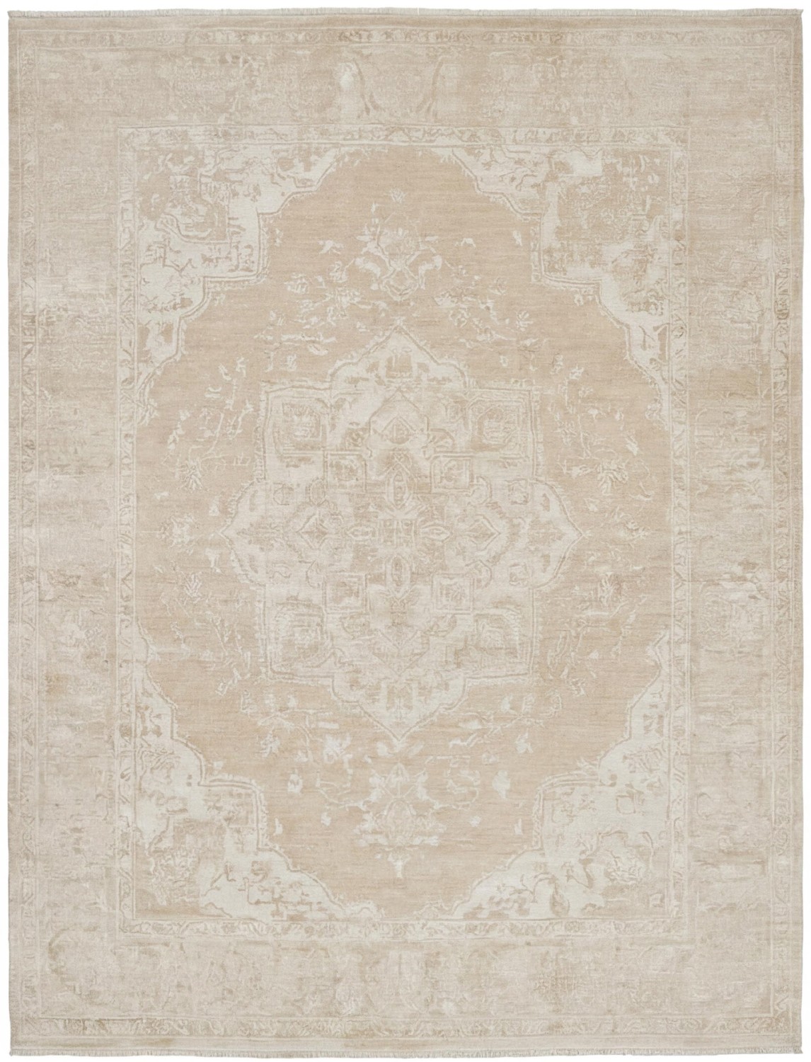 Classic Medallion Ivory Teppich
