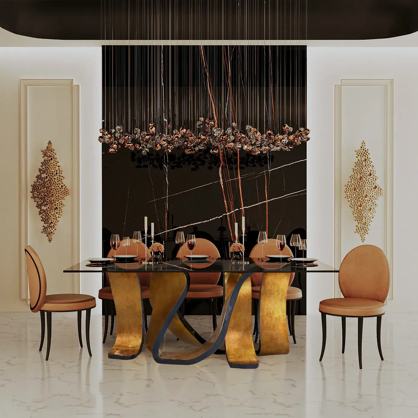 Mistral Stoff‑Esszimmerstuhl