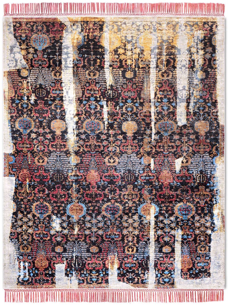 Block Original Weiß Teppich | Größe: 250 x 300 cm