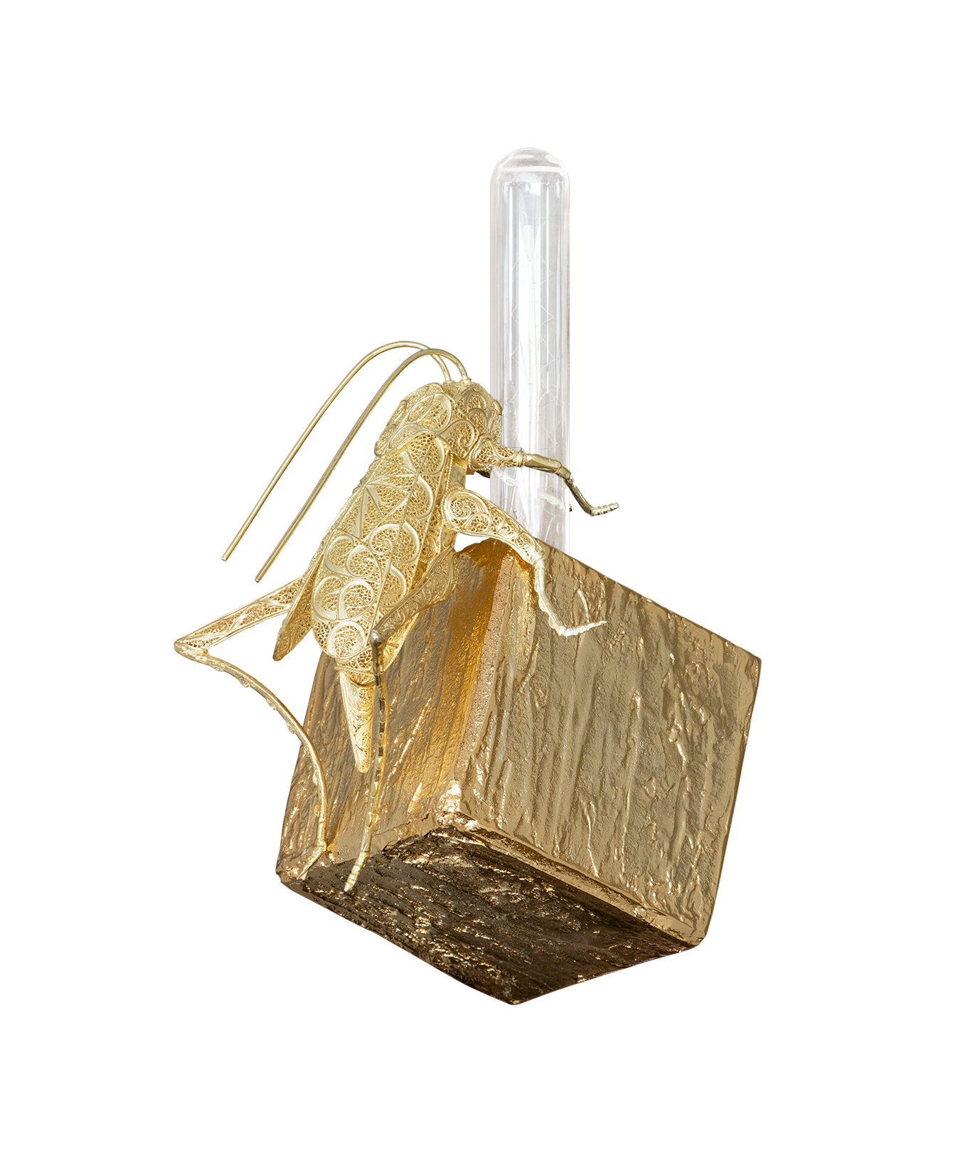 Geoden‑Filigran Cricket kleine Wandleuchte