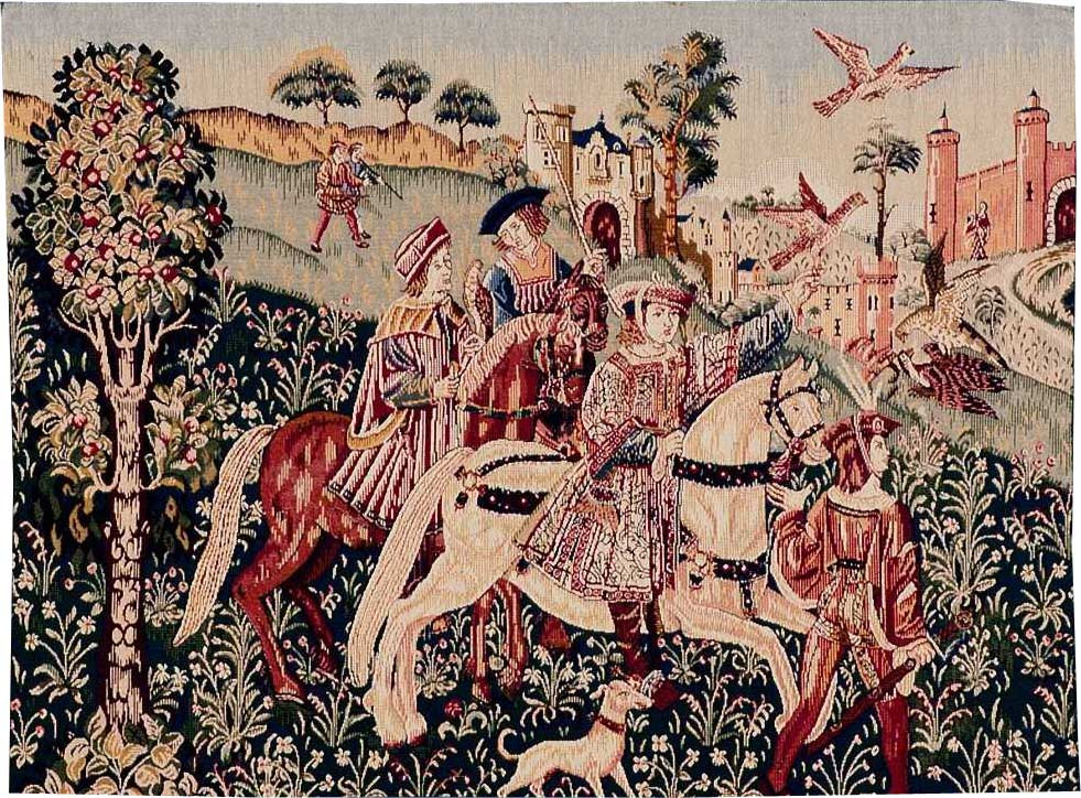 Rückkehr von der Jagd ohne Rahmen Wandteppich | Größe: 75 x 100 cm