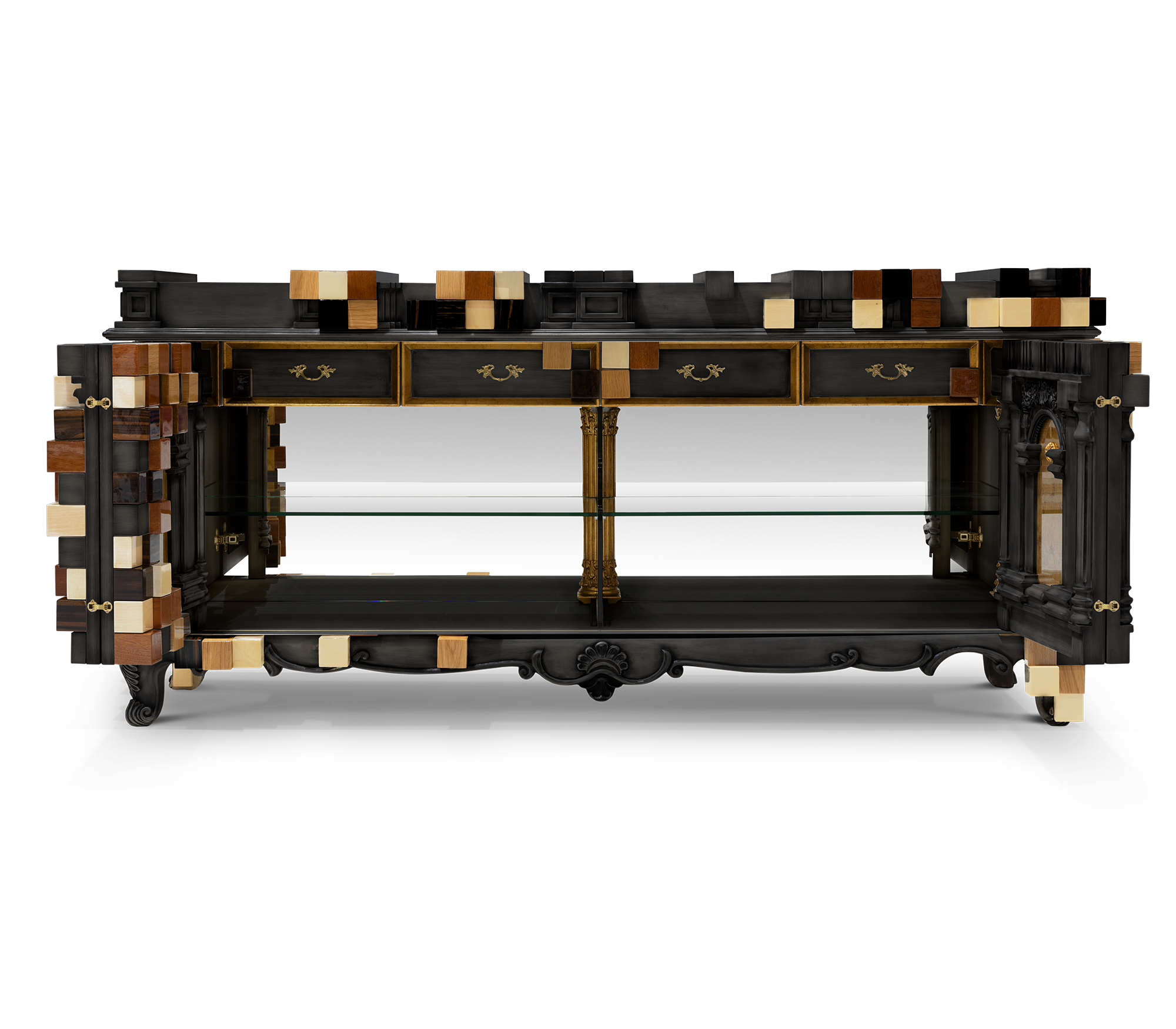 Trafalgar Schwarzes Sideboard