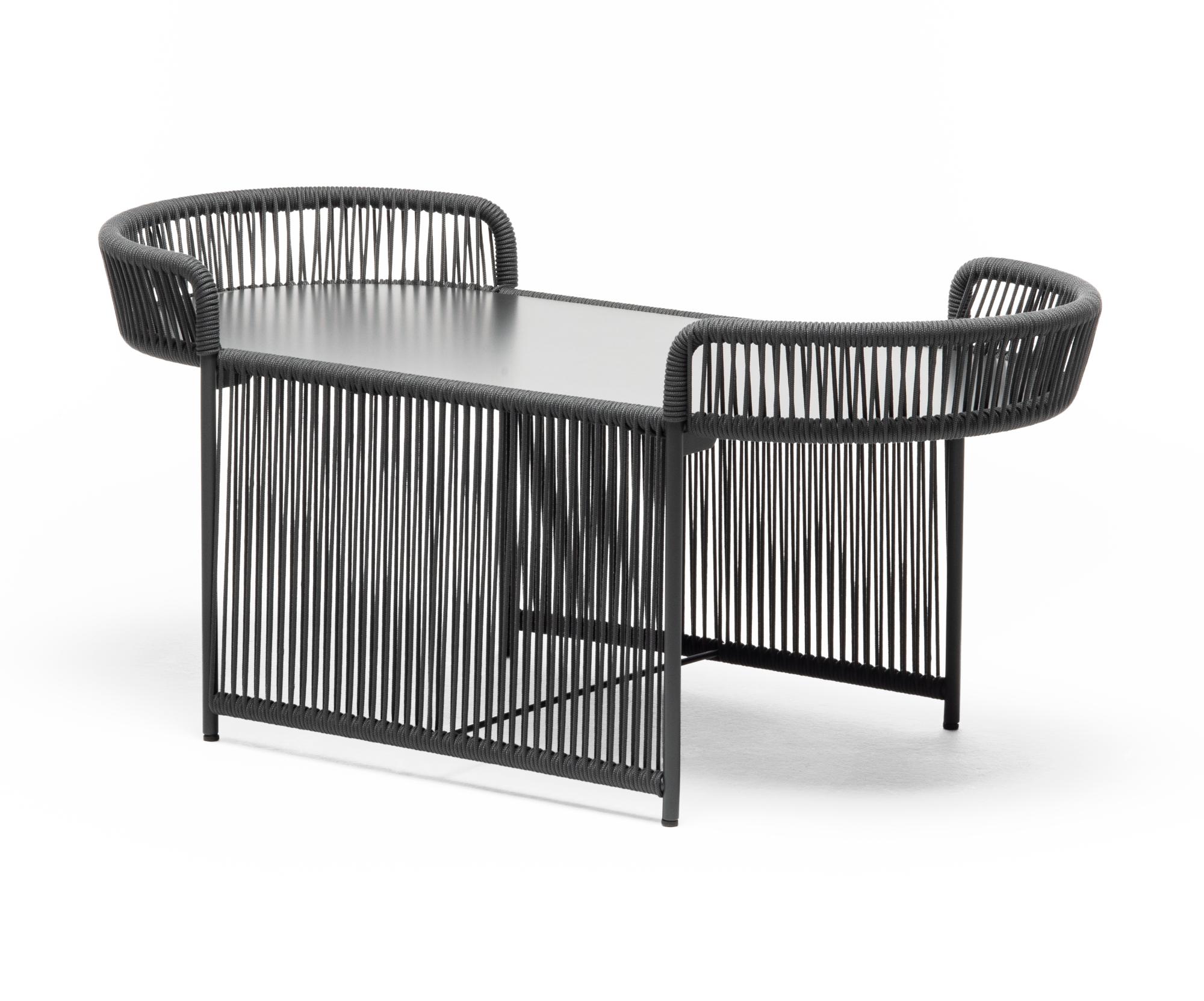 Altana OV Anthrazitfarbener Outdoor-Loungetisch