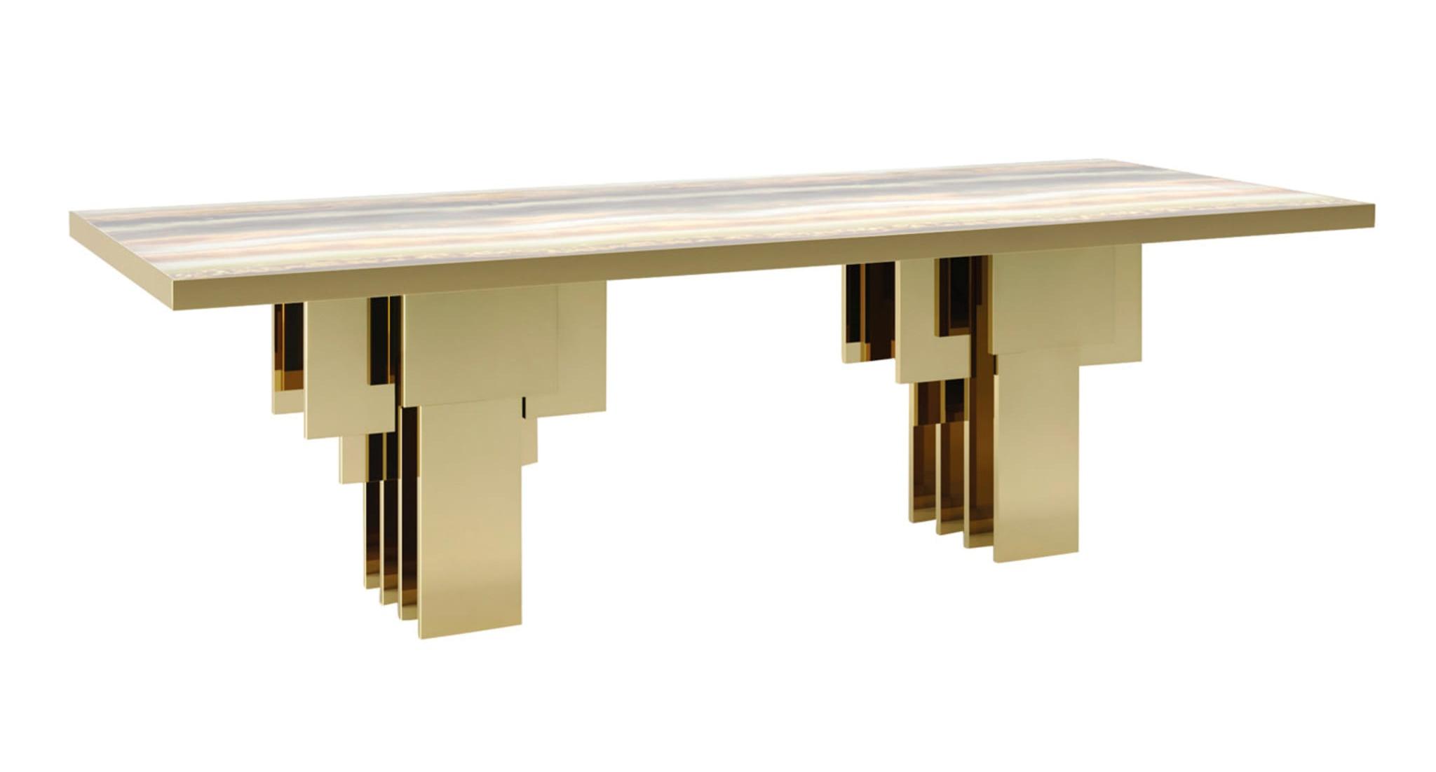 Cheviot Artisan Tisch | Tischplatte: Holz