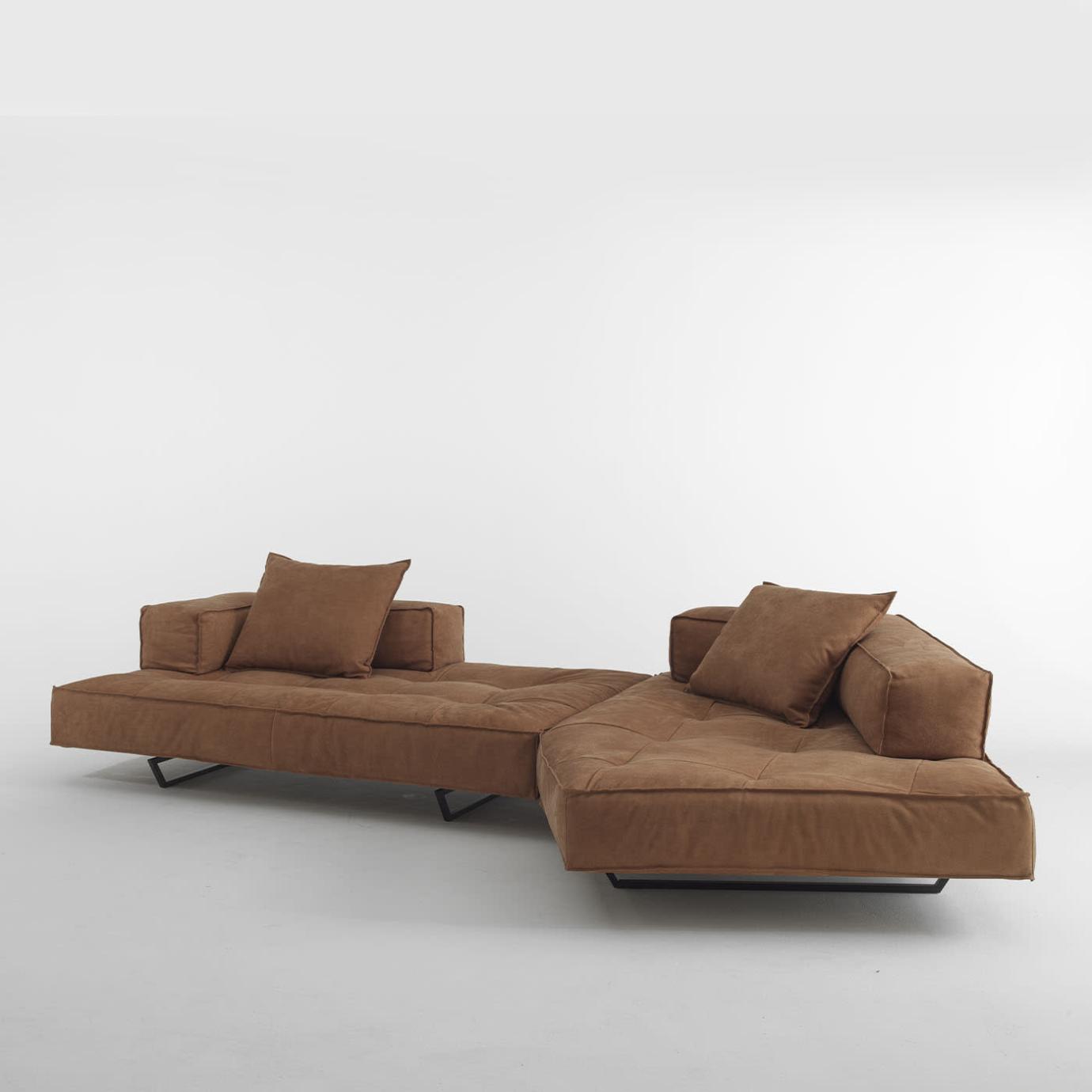 Nubuk Leder-Sofa