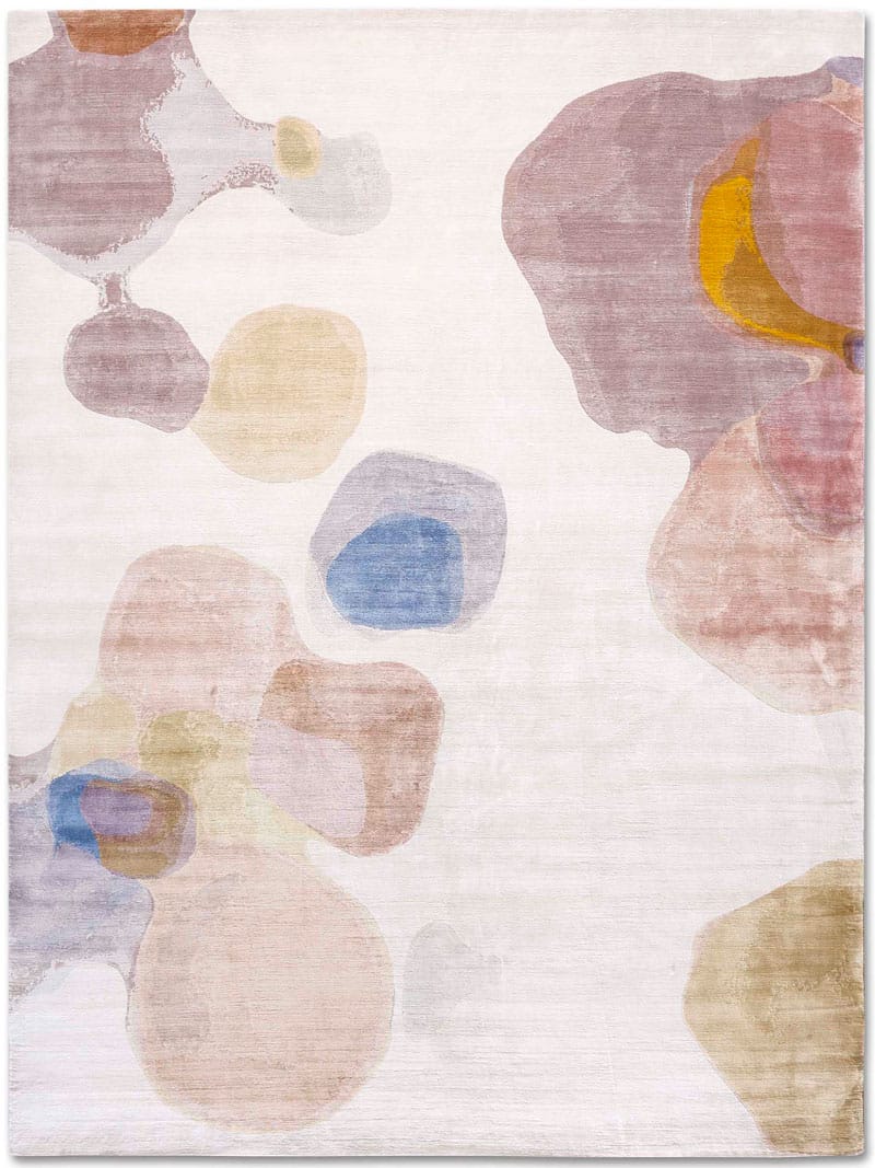Powder auf Weiß Teppich | Größe: 274 x 365 cm