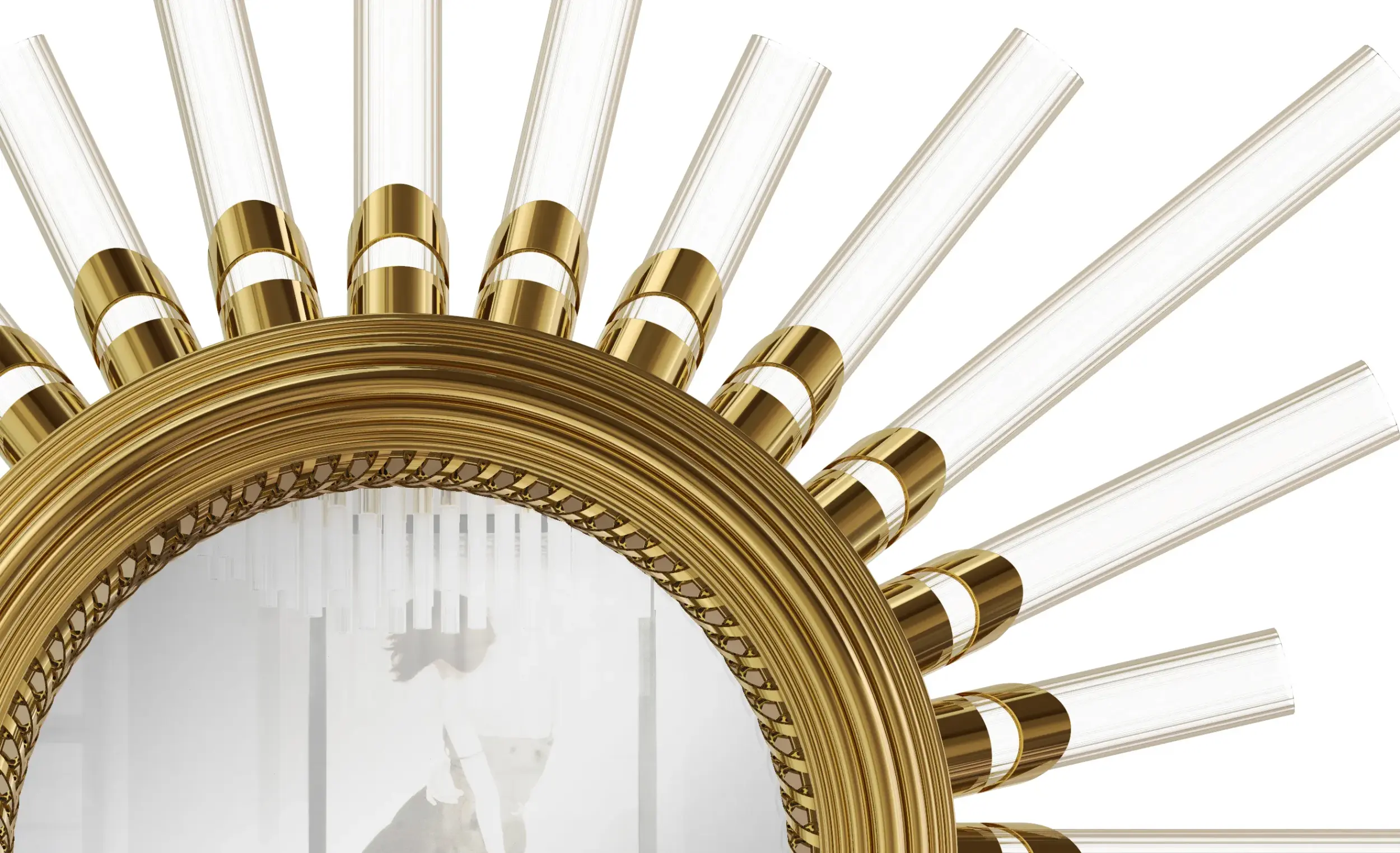 Regal Wandlicht‑Spiegel