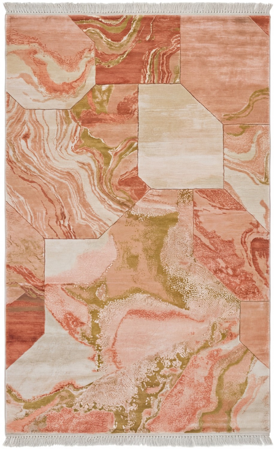 Coral Relief Teppich