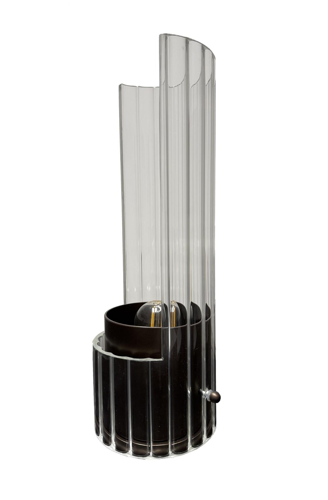 Bon Ton Glas Tischleuchte
