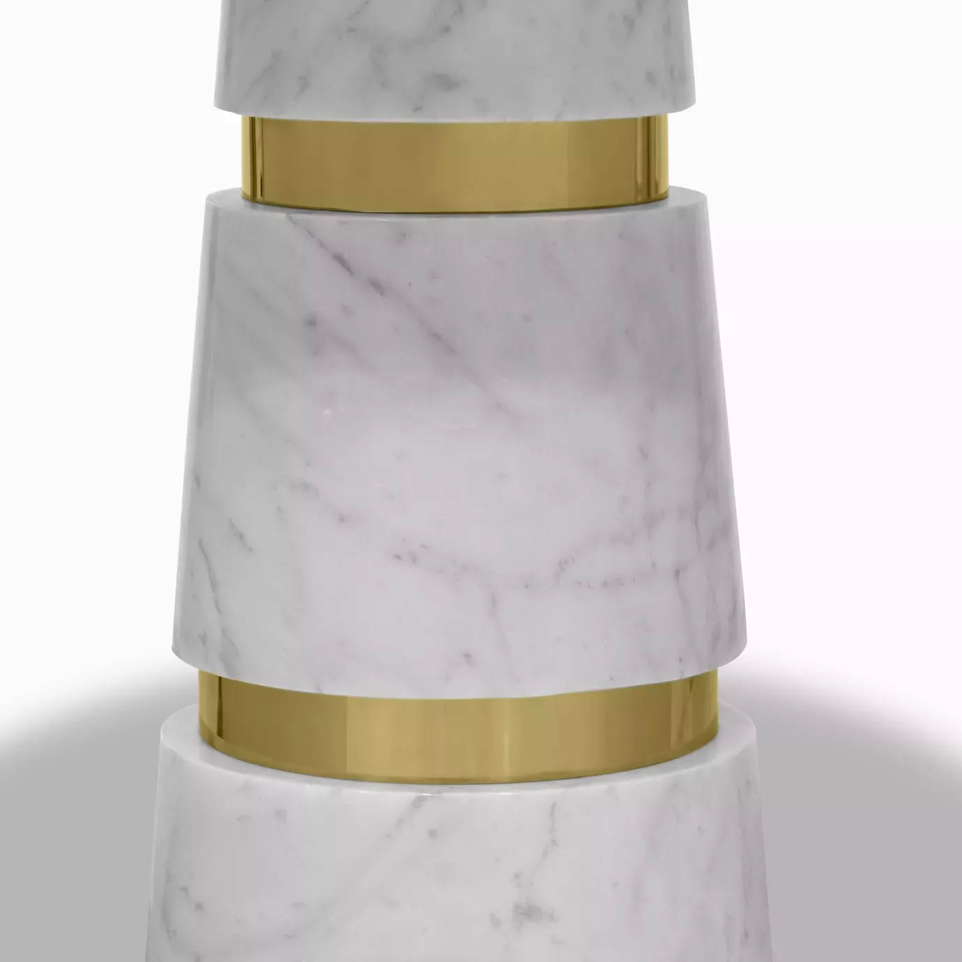 Avalanche Carrara‑Marmor‑Esstisch