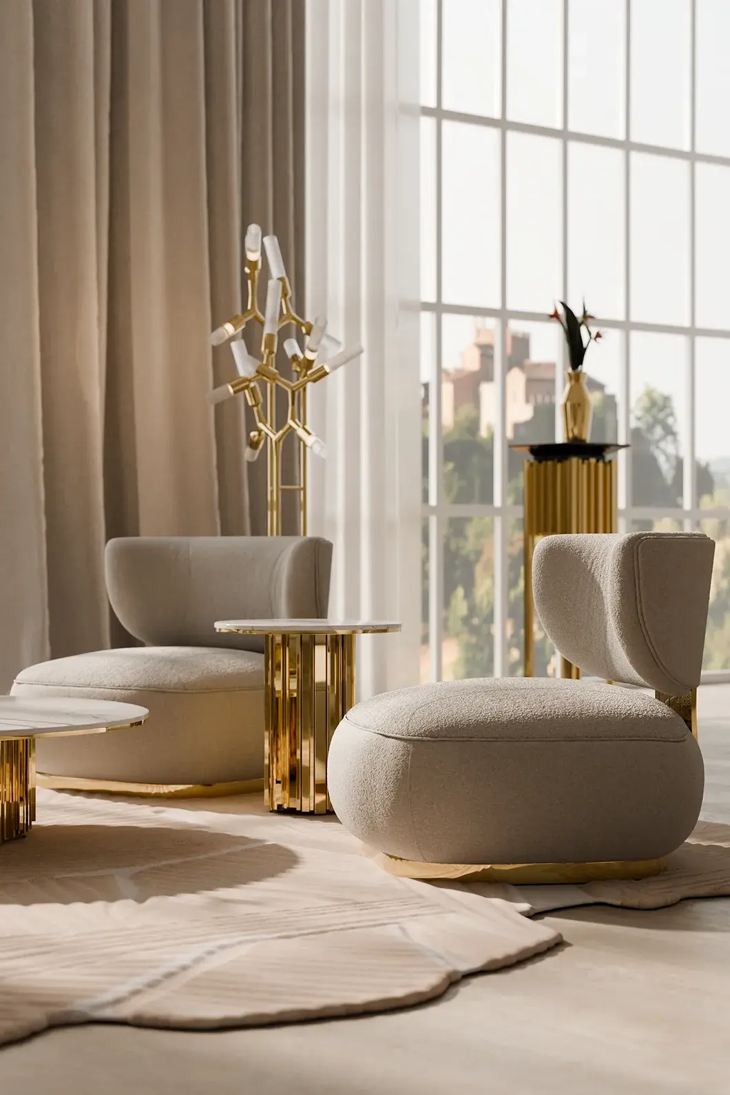 Lattice Einzelssofa - 2