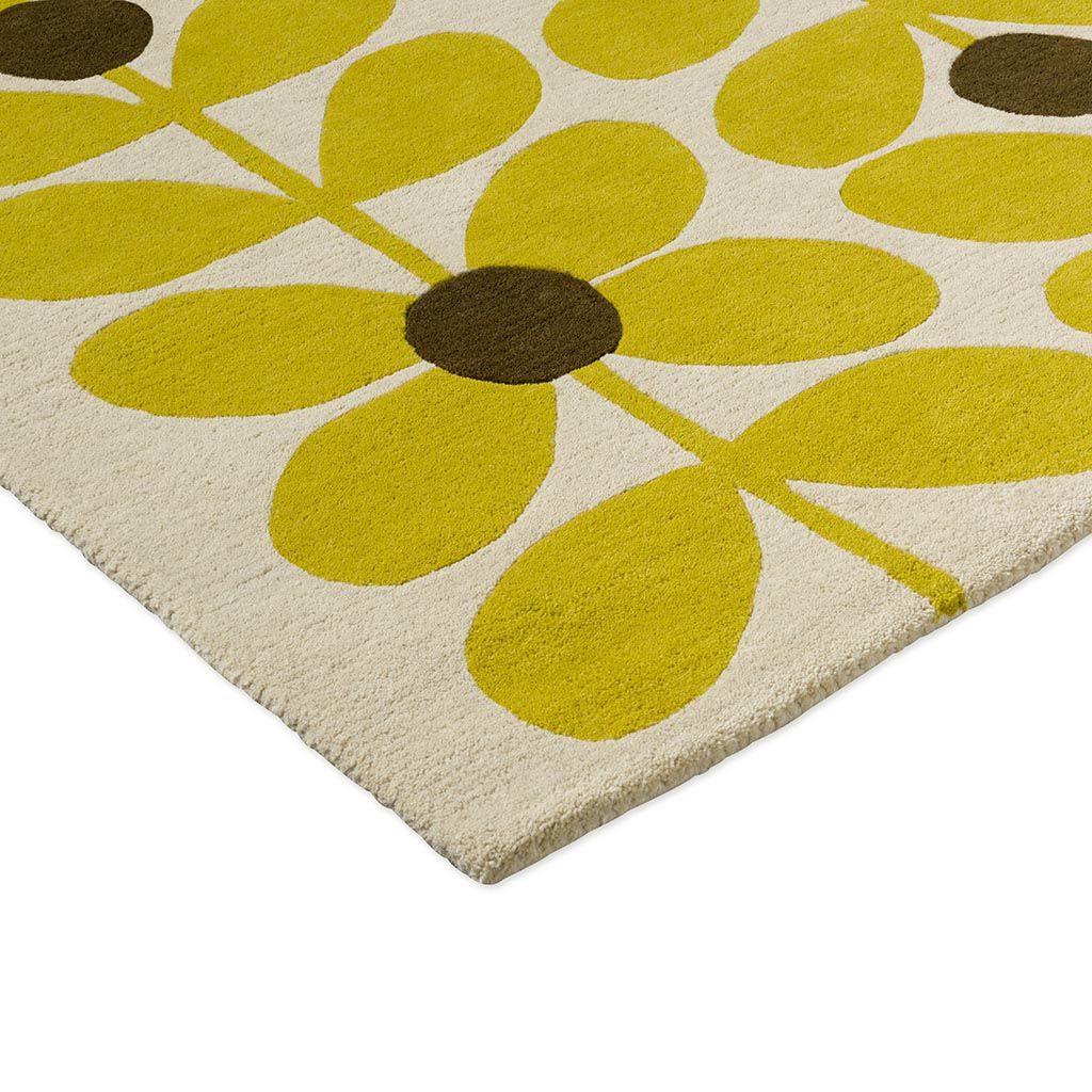 Sixties Stem Yellow Teppich
