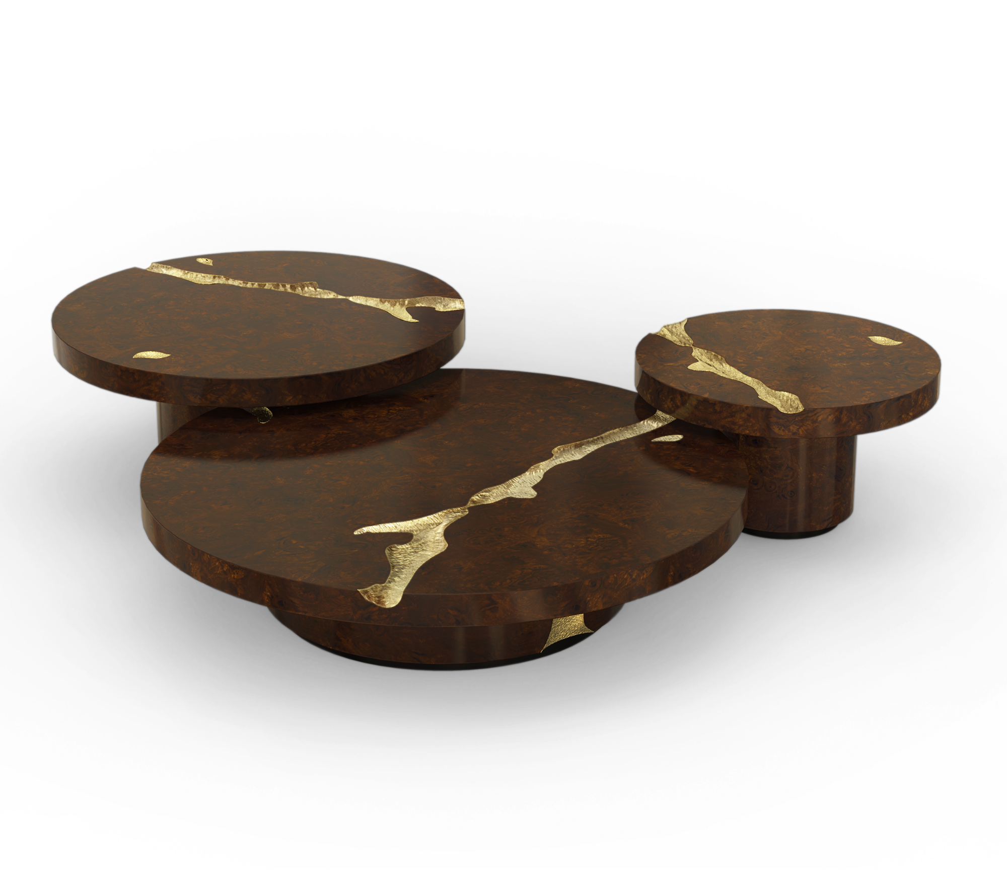 Dominion Luxe 3‑teiliges Mitteltisch‑Set | Konfiguration: Big