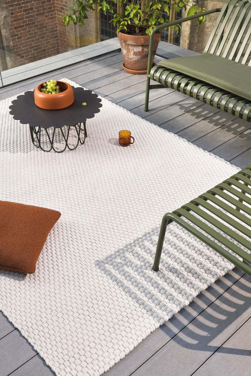 Lace White Sand Outdoor 497009 Teppich | Größe: 140 x 200 cm