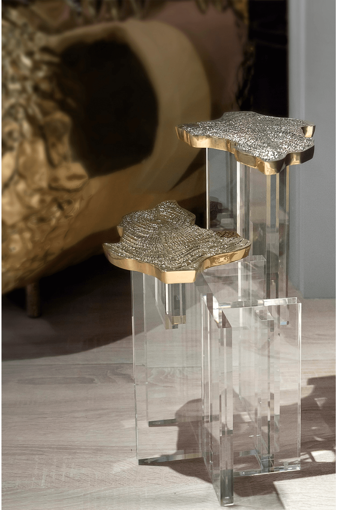 Orion Gold‑Beistelltisch