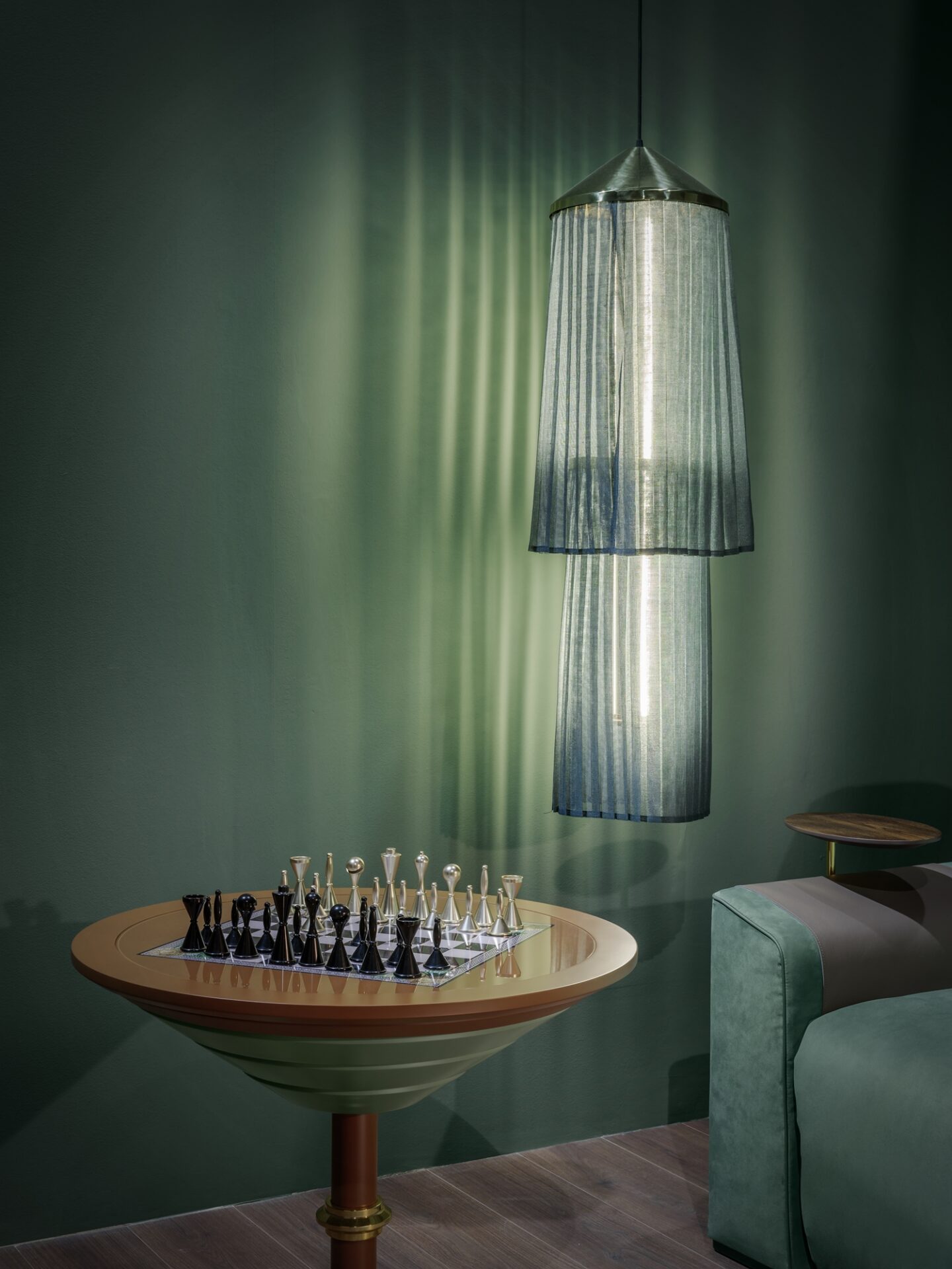Goemon Backgammon & Schach Couchtisch