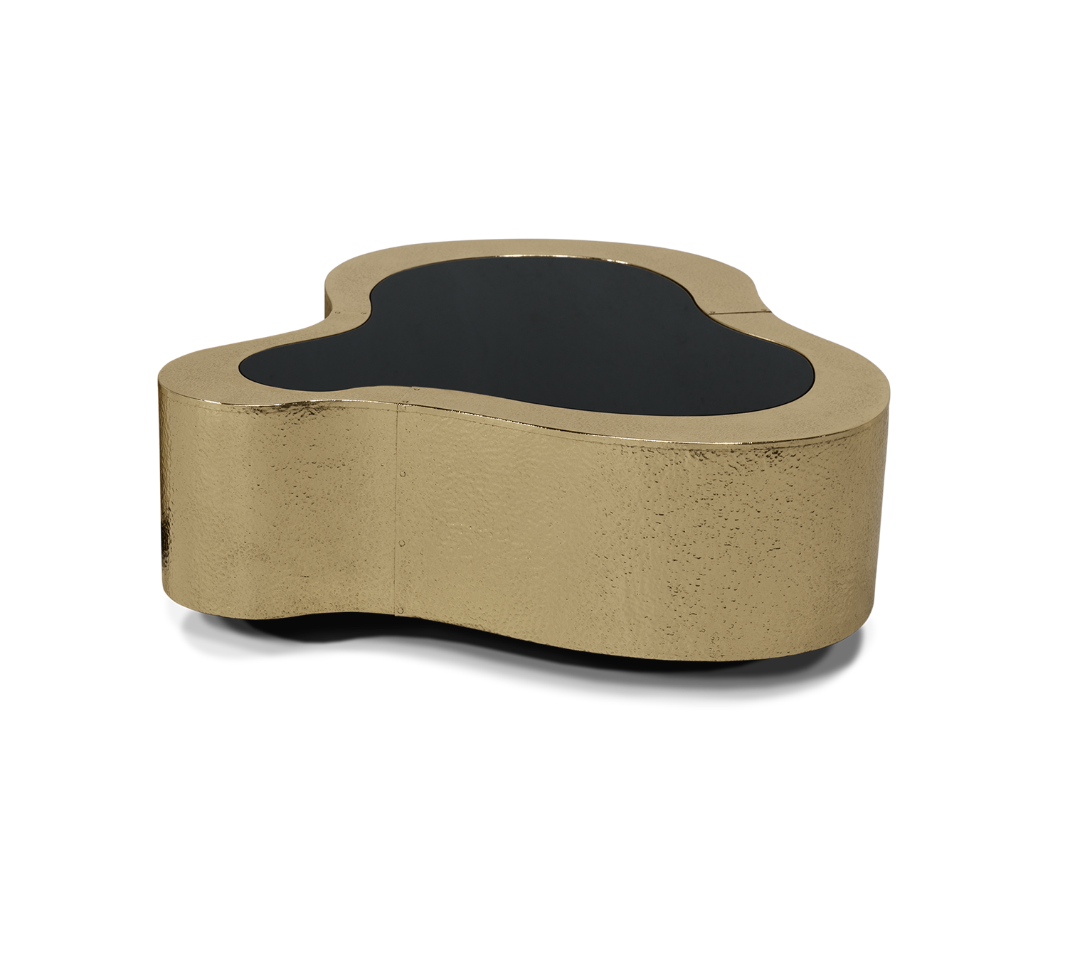 Crest Hammerschlag‑Patina Couchtisch‑Set | Konfiguration: Big