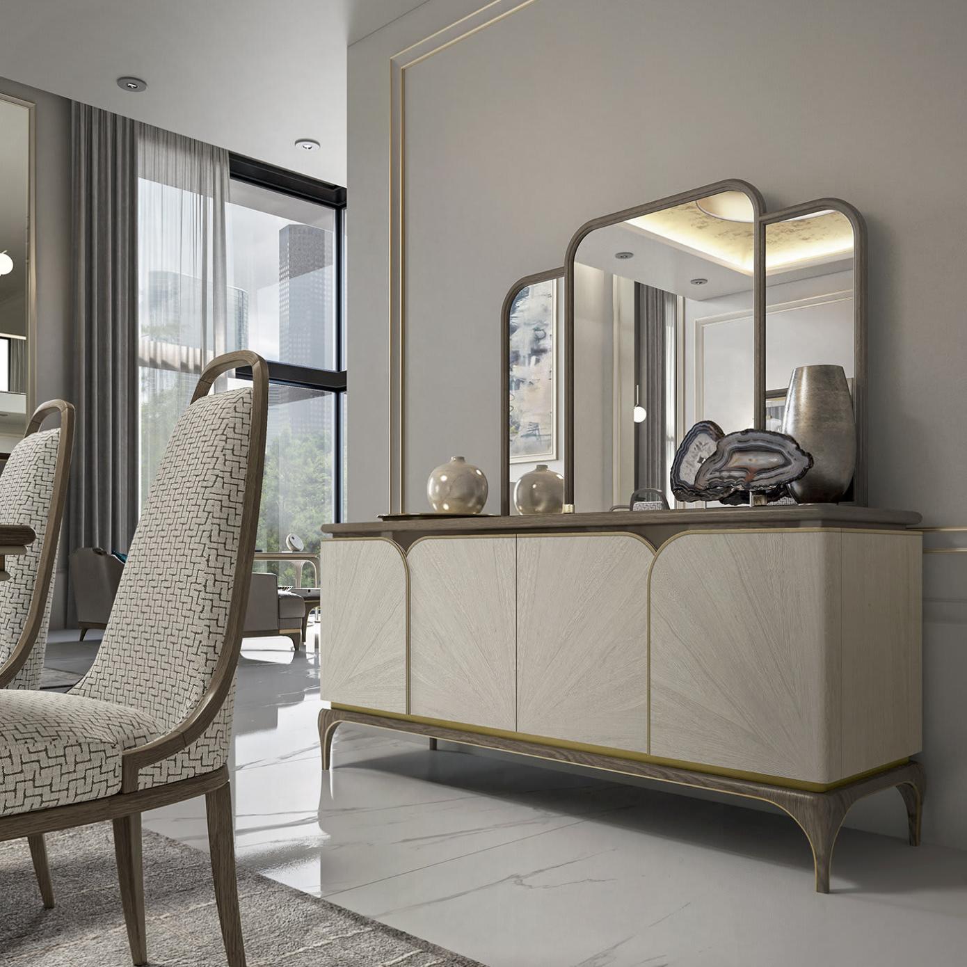 Delux Italian Sideboard | Konfiguration: Mit Spiegel