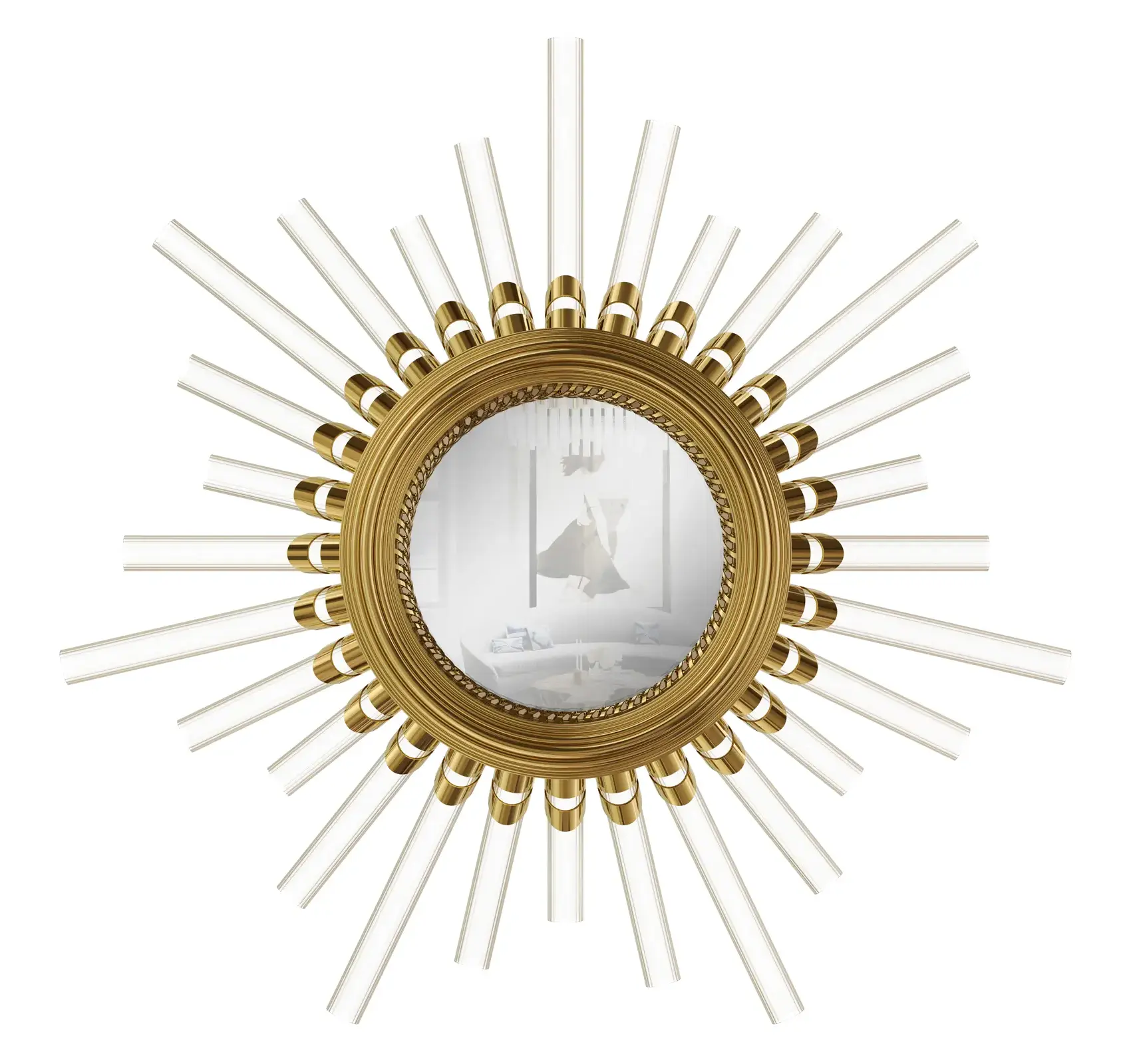 Regal Wandlicht‑Spiegel