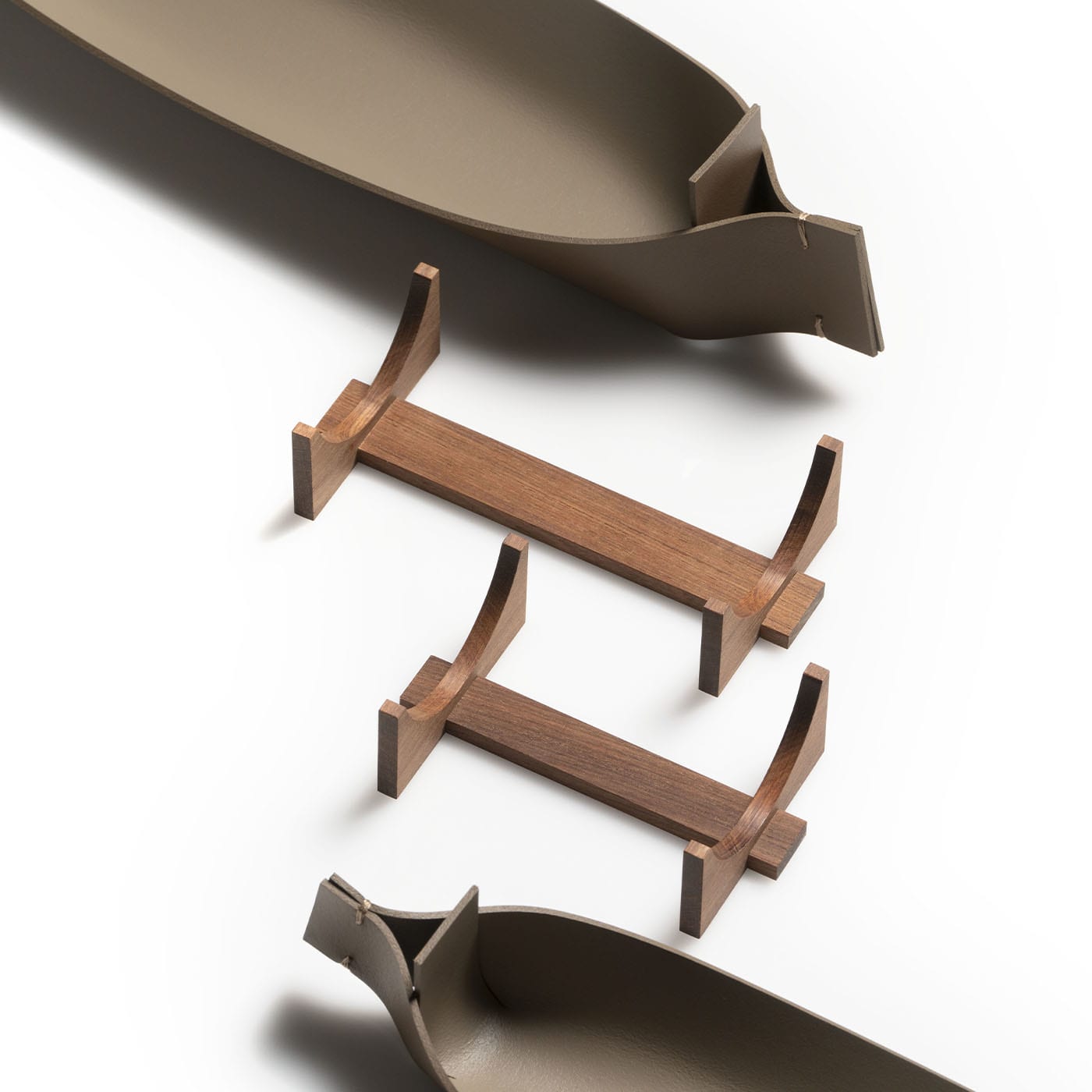Canoe Leder‑Schreibtischbox