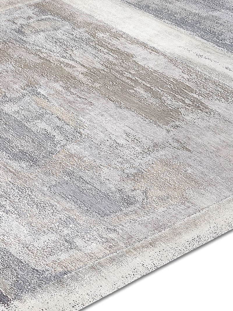 Sand auf Grau Teppich | Größe: 274 x 365 cm