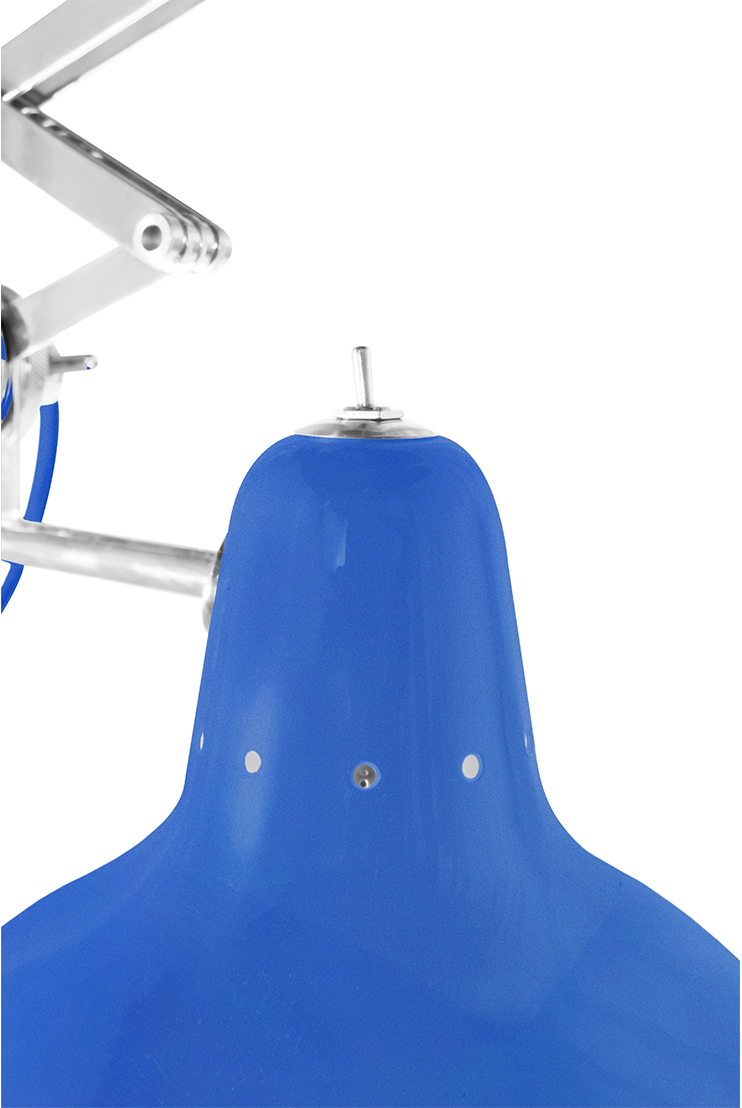 Moonbeam Glow Blaue Wandleuchte