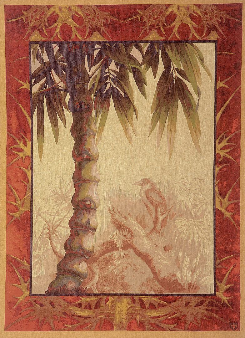 Der Palmbaum Wandteppich