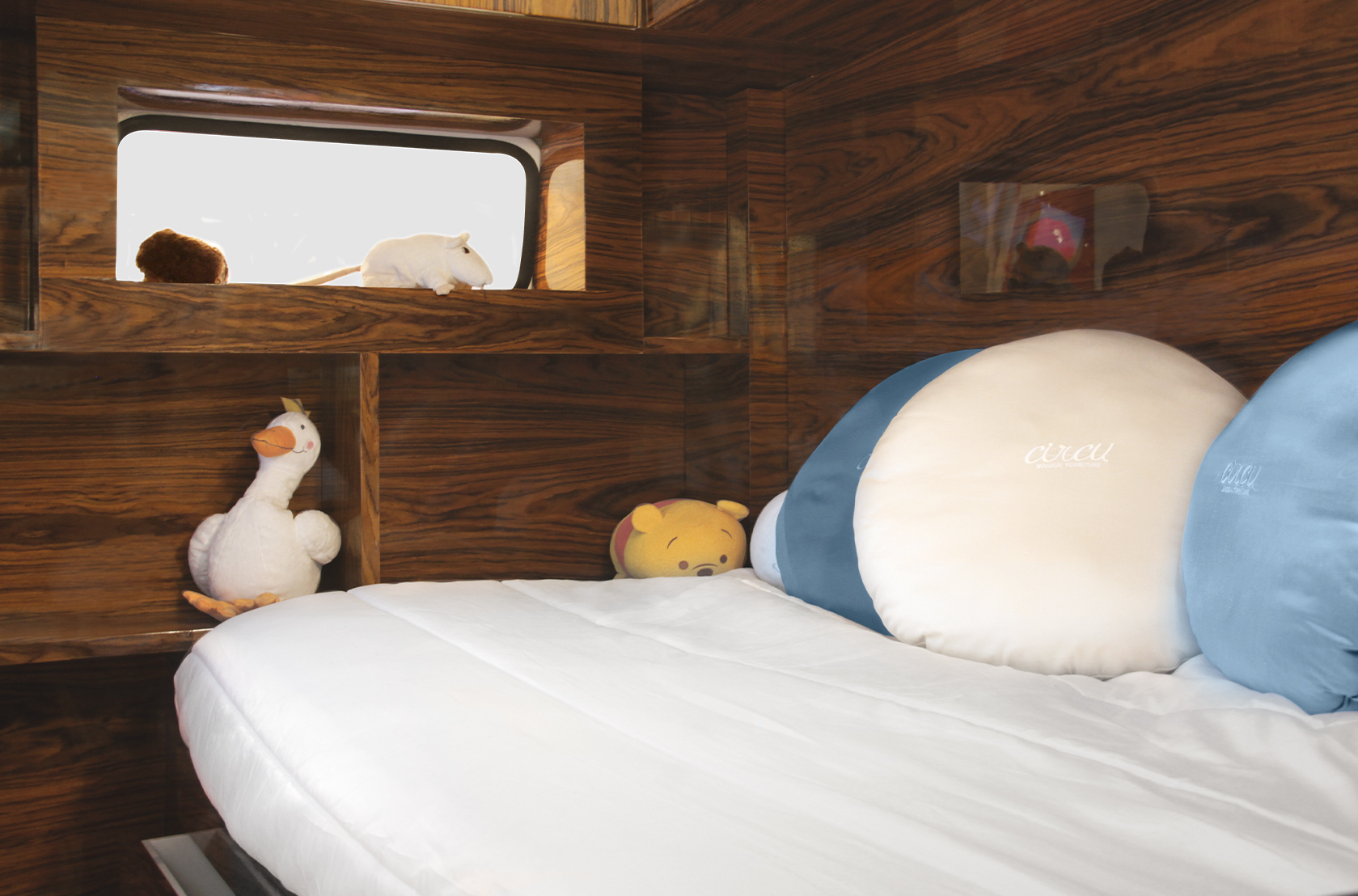 Traveler’s Caravan blaues Schlafzimmer‑Set